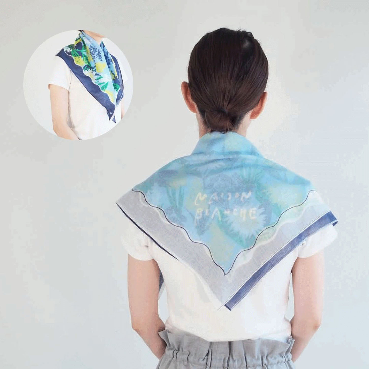 日本製 おさんぽスカーフ 62×62 - 画像24