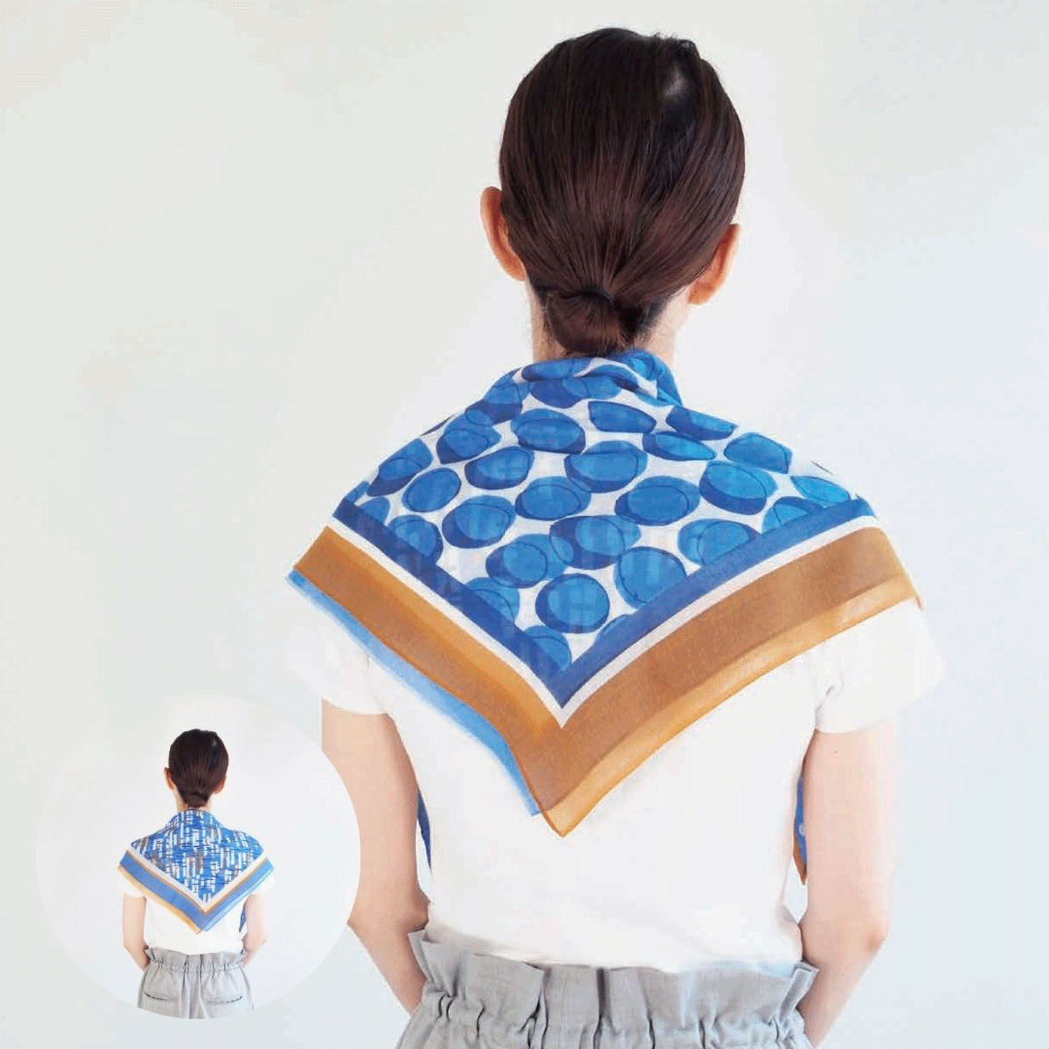 日本製 おさんぽスカーフ 62×62 - 画像30