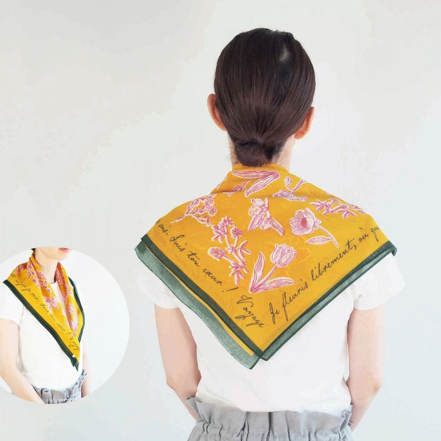 日本製 おさんぽスカーフ 62×62 - 画像33