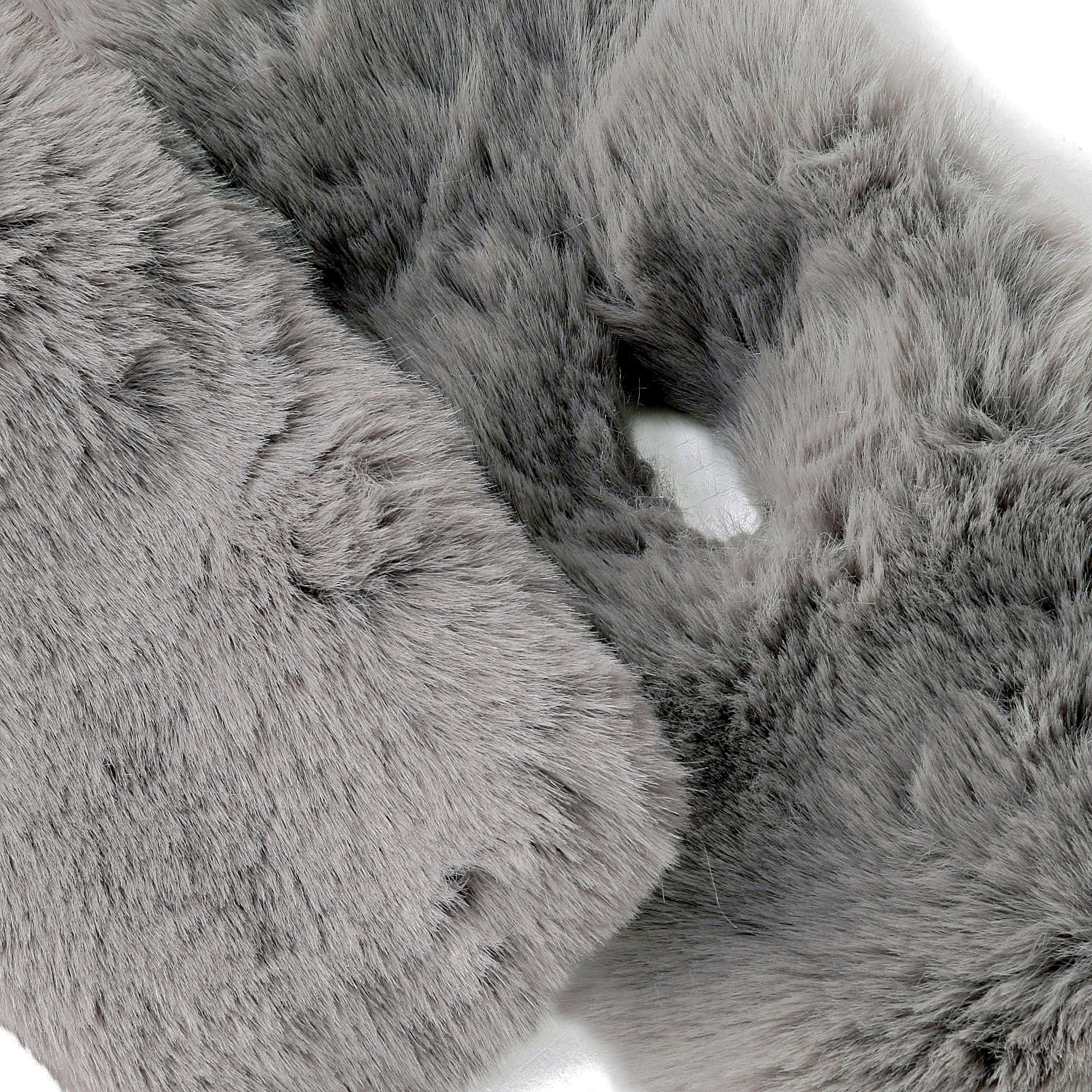 フェイクファー無地 差込マフラー - 画像3