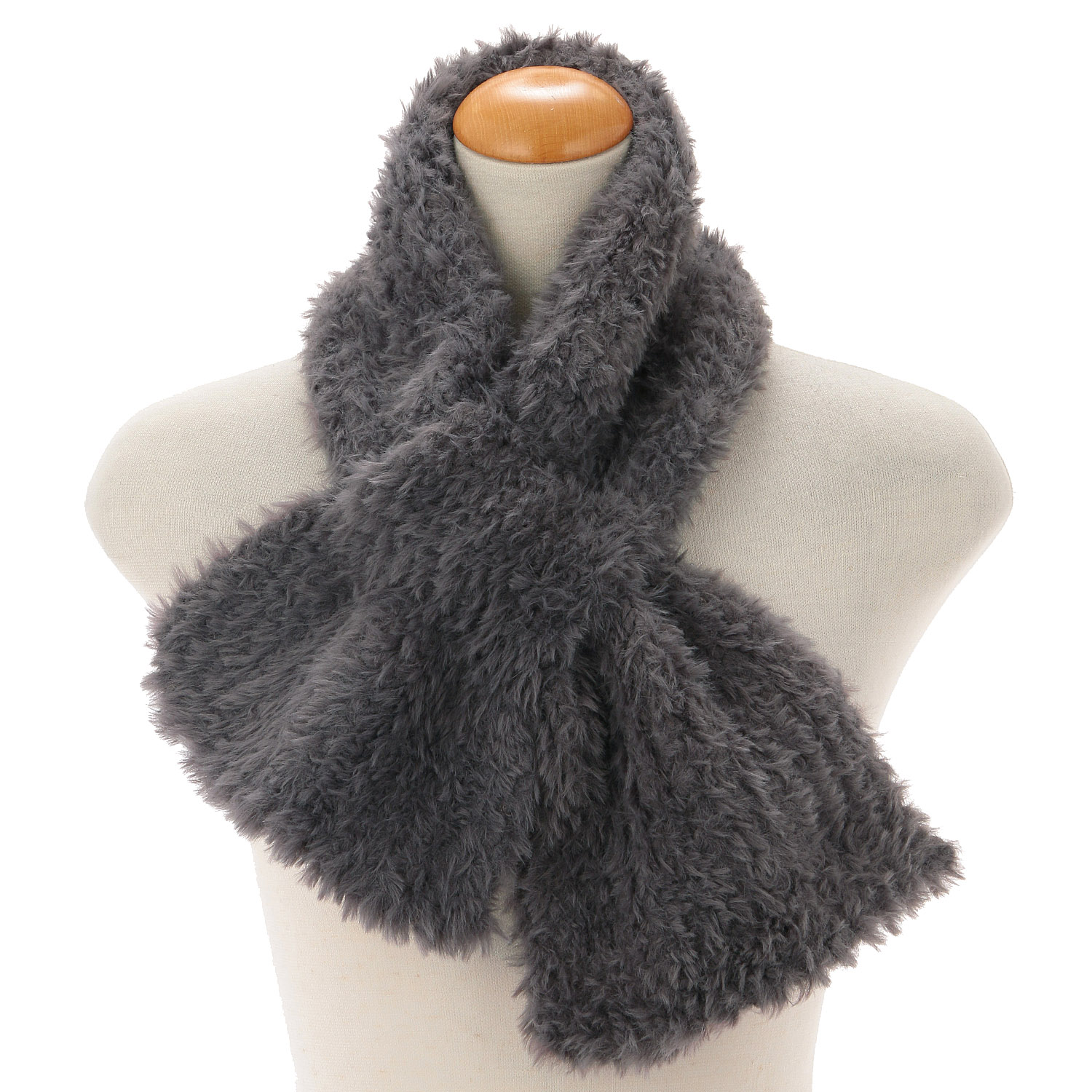 フェザーヤーンクロスマフラ－ - 画像2