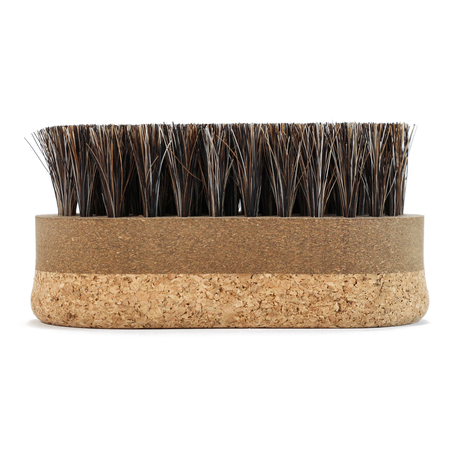 スニーカーケアユニバーサルシューブラシ馬毛 - 画像1