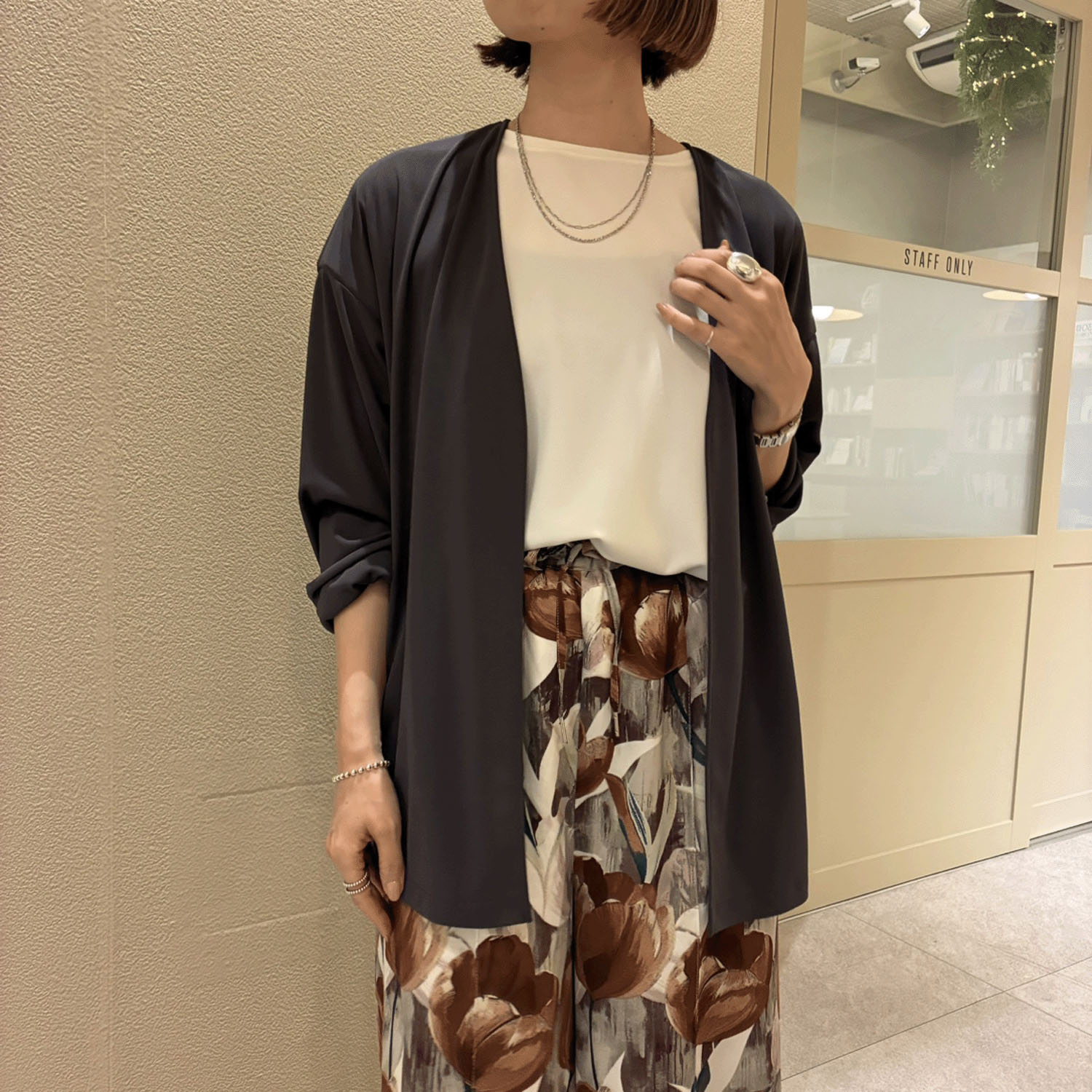 【Insta Live】【エトワールオリジナル】MONSTYLE強撚スムースジャケット - 画像2