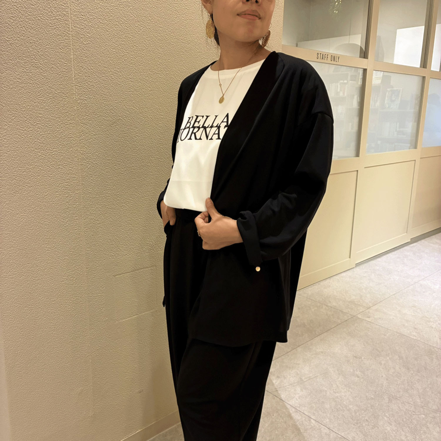 【Insta Live】【エトワールオリジナル】MONSTYLE強撚スムースジャケット - 画像15