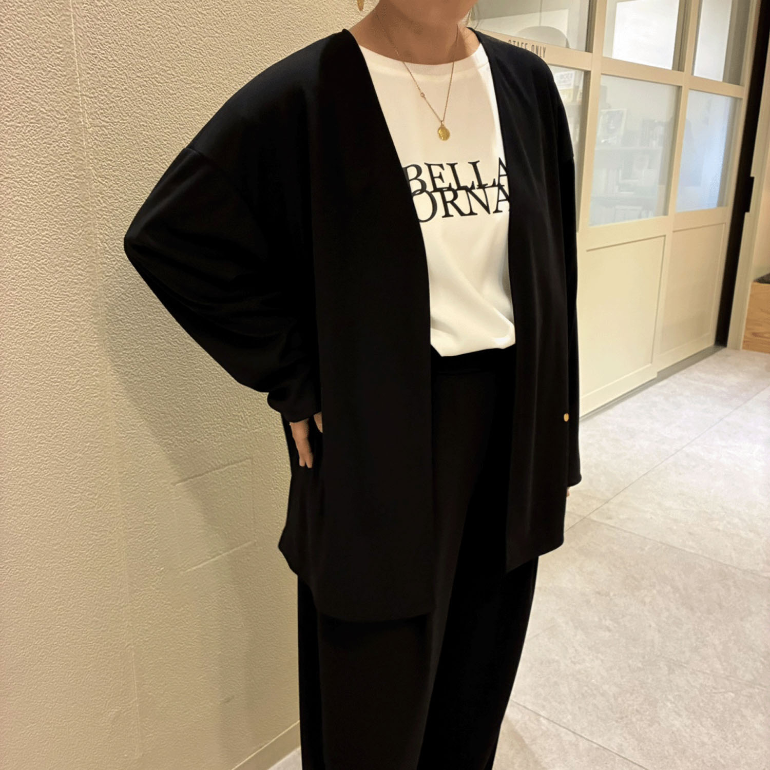 【Insta Live】【エトワールオリジナル】MONSTYLE強撚スムースジャケット - 画像17