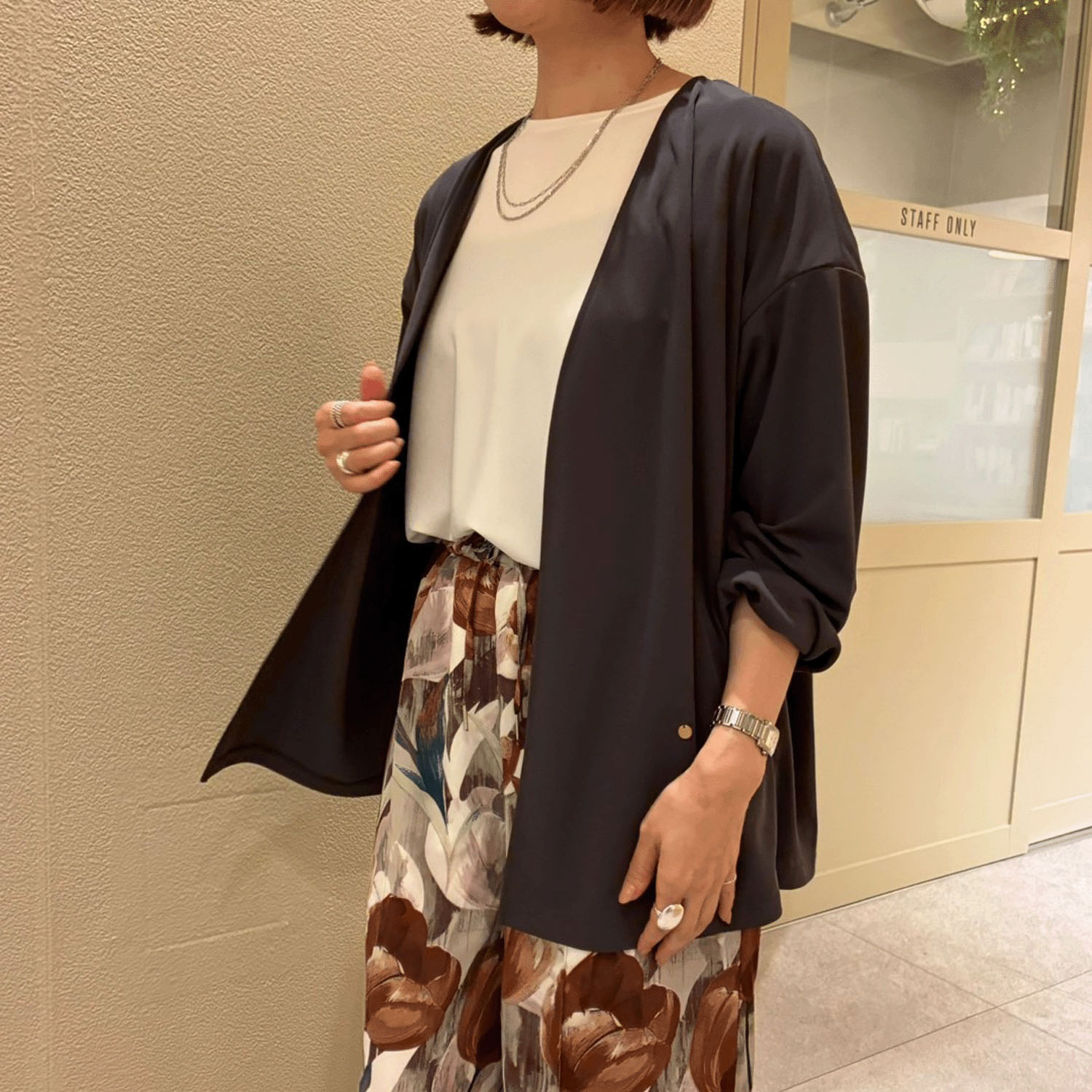 【Insta Live】【エトワールオリジナル】MONSTYLE強撚スムースジャケット