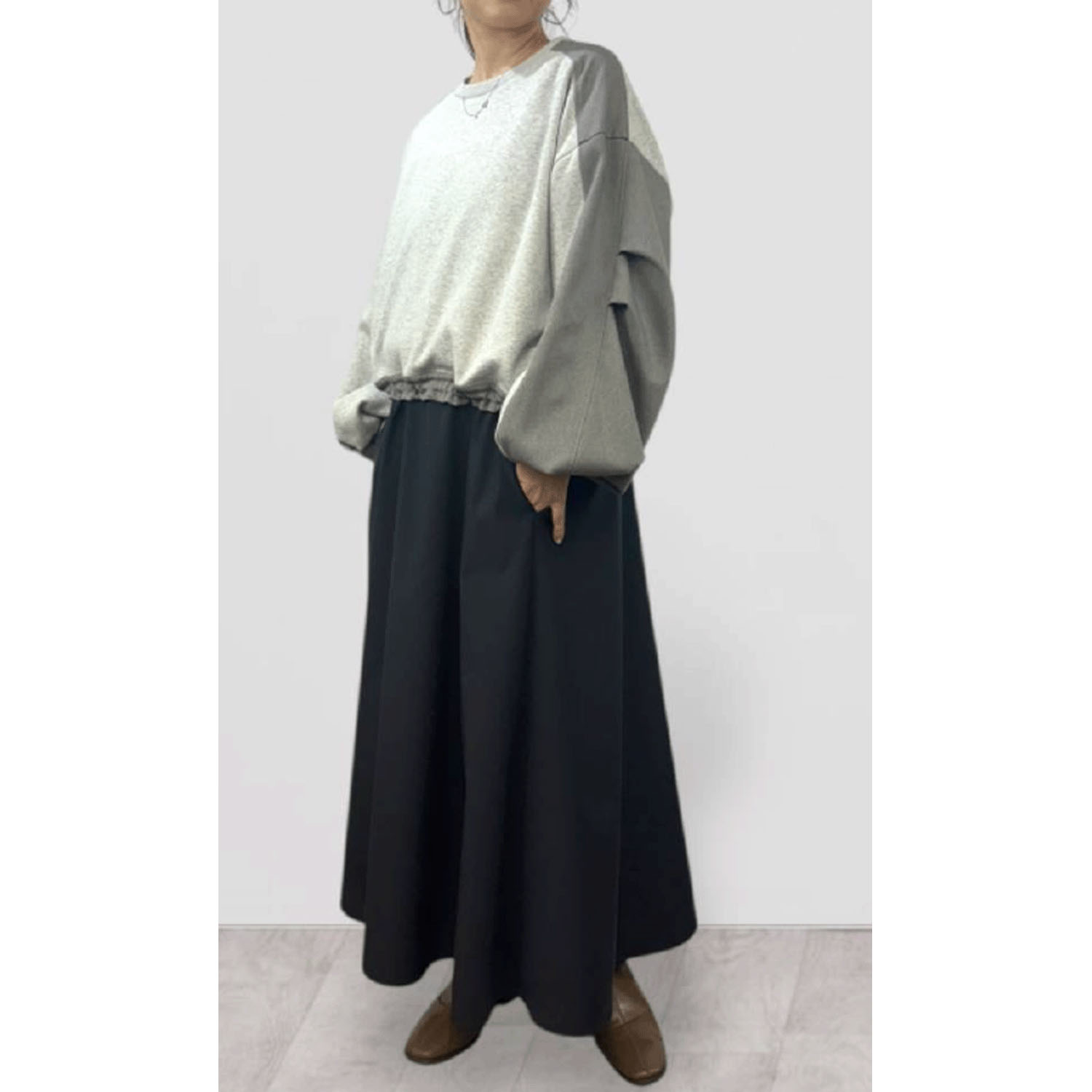 QTUME MA－1風アームトップス - 画像3