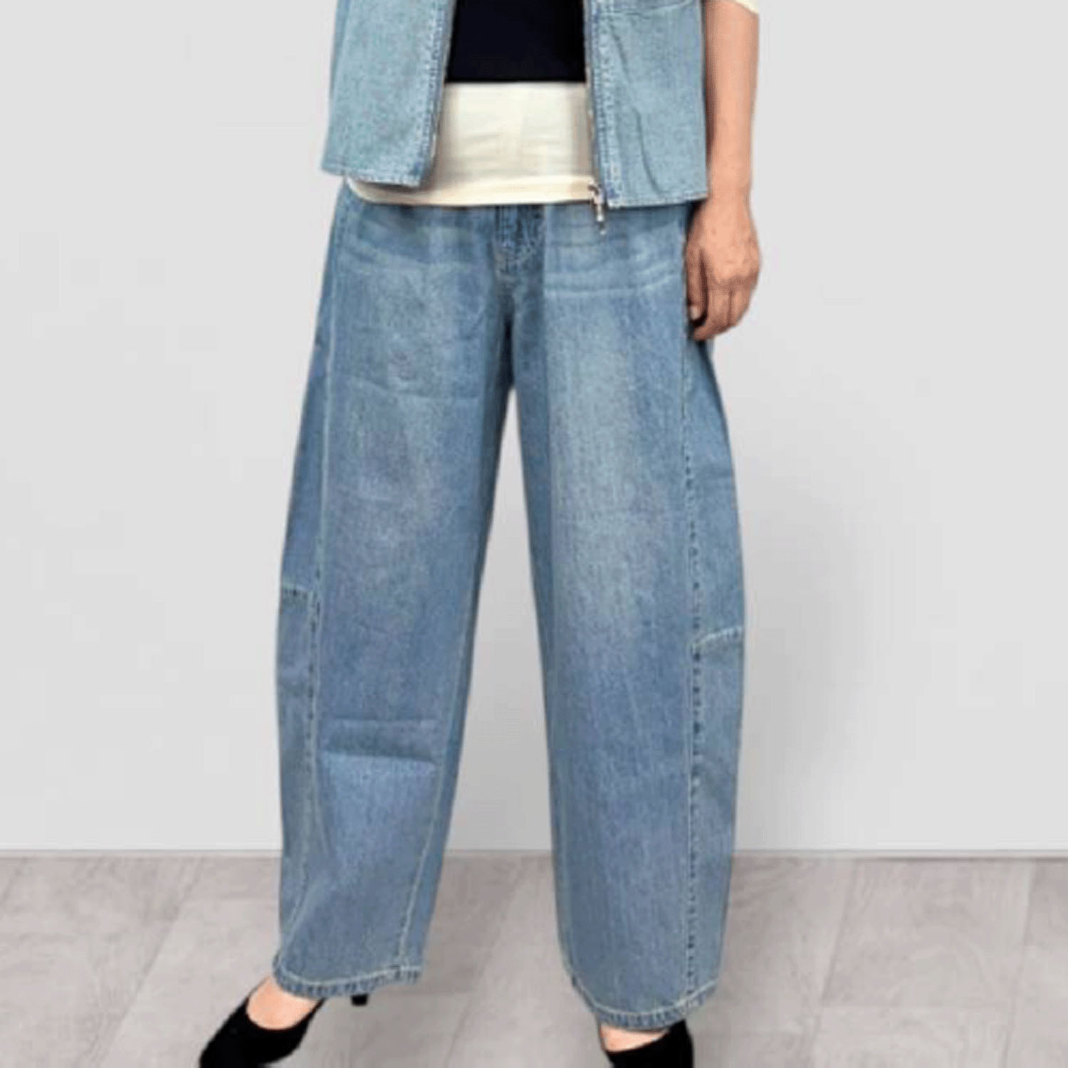 【Insta Live】QTUME バレルレッグデニムパンツ - 画像14