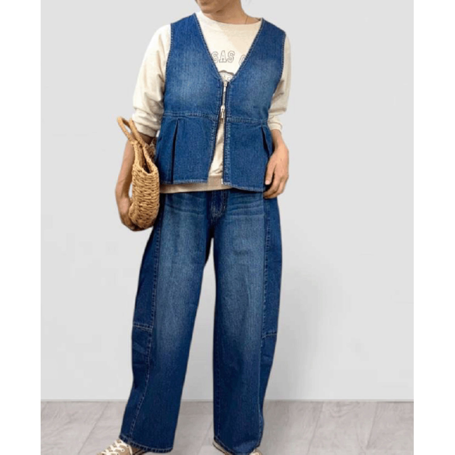 【Insta Live】QTUME バレルレッグデニムパンツ - 画像19