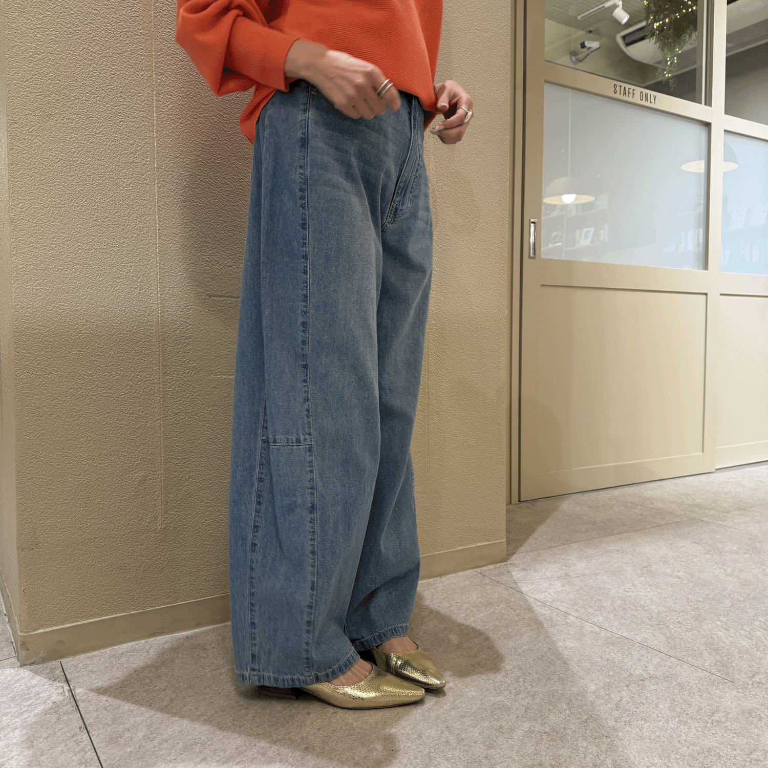 【Insta Live】QTUME バレルレッグデニムパンツ - 画像7