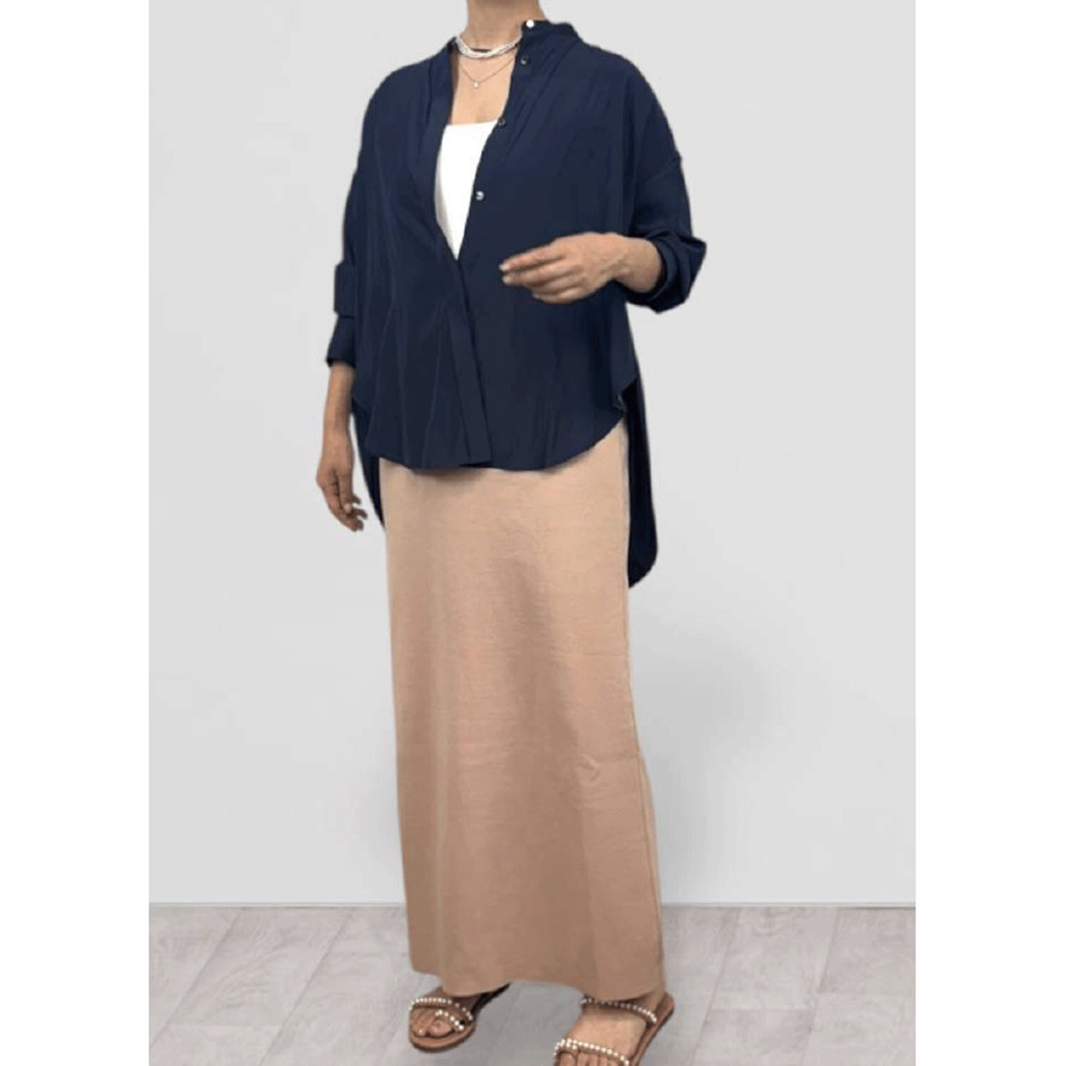 【Insta Live】QTUME バンドカラーシャツ - 画像13