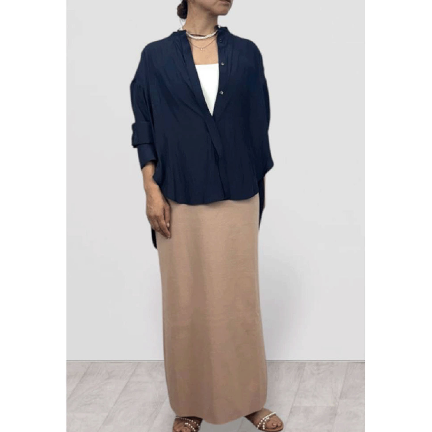 【Insta Live】QTUME バンドカラーシャツ - 画像14