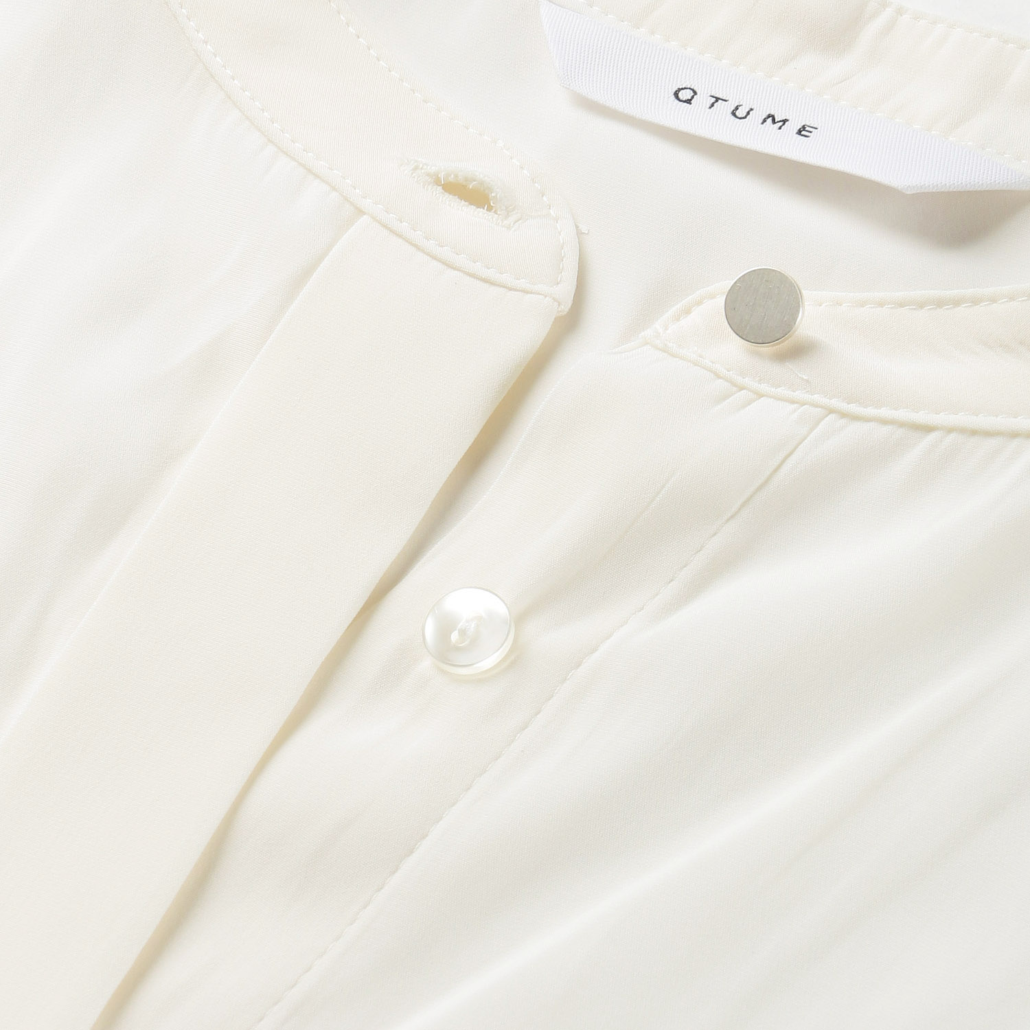 【Insta Live】QTUME バンドカラーシャツ - 画像8