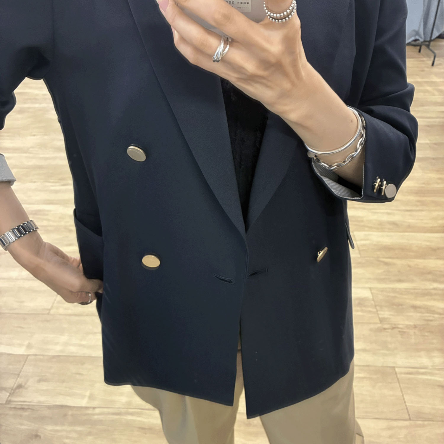 QTUMU ダブルブレザー - 画像16