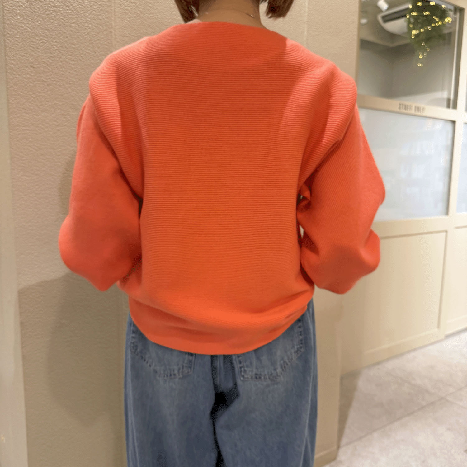 【Insta Live】QTUME ボートネックプルオーバー - 画像4