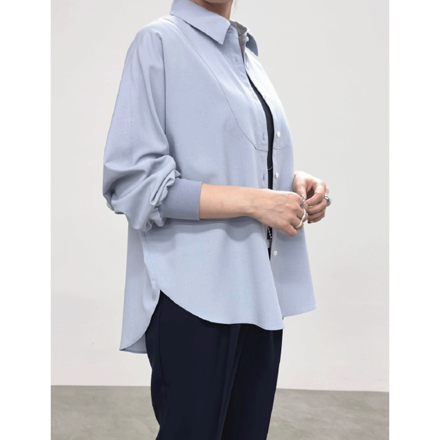 NUS ドルマンスリーブブザムシャツ