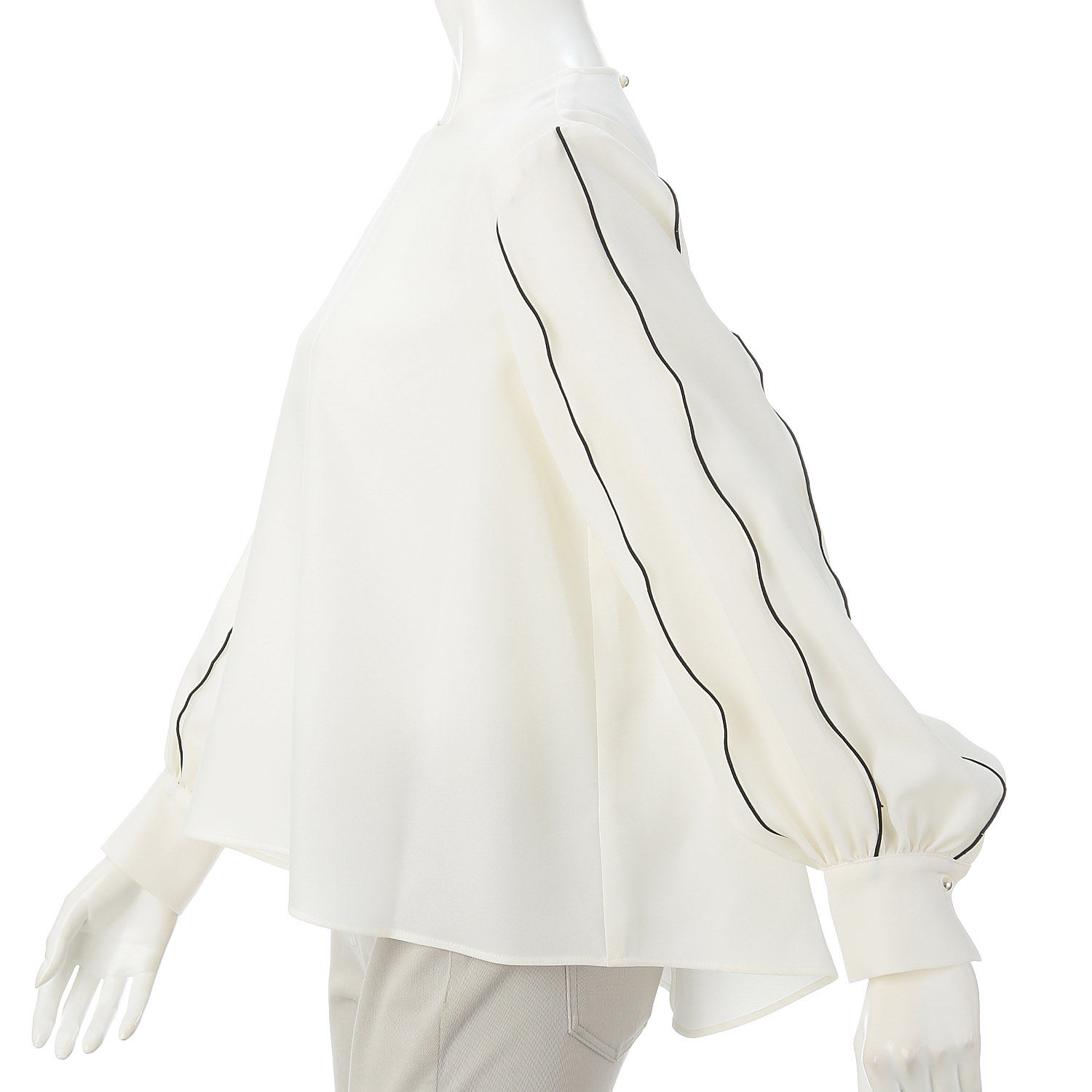 一珠 KOKIA 袖配色メロウブラウス - 画像2