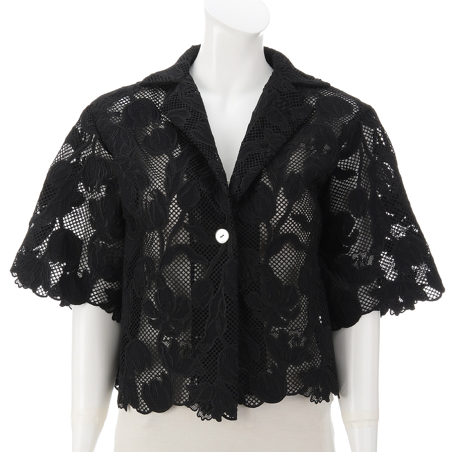 一珠 B7 フラワーエンブロイダリージャケット - 画像4