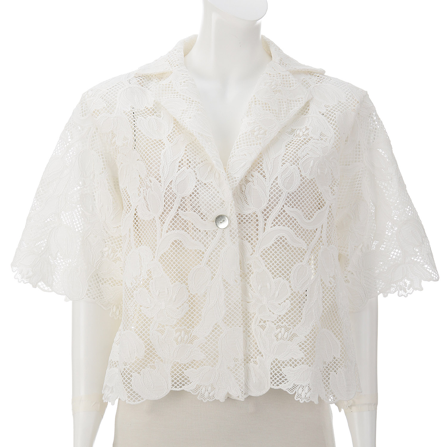 一珠 B7 フラワーエンブロイダリージャケット - 画像1