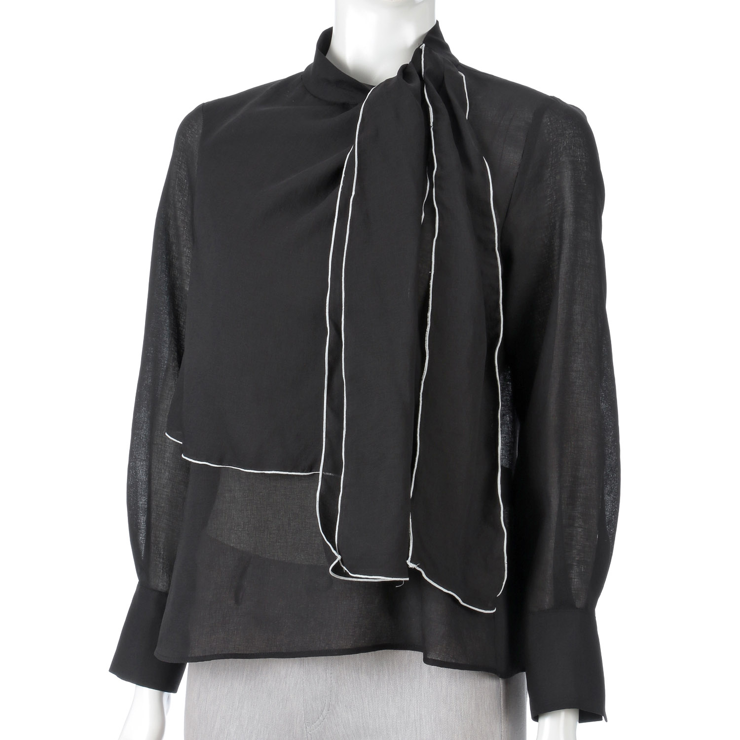 KOKIA 配色メローボウタイブラウス - 画像2