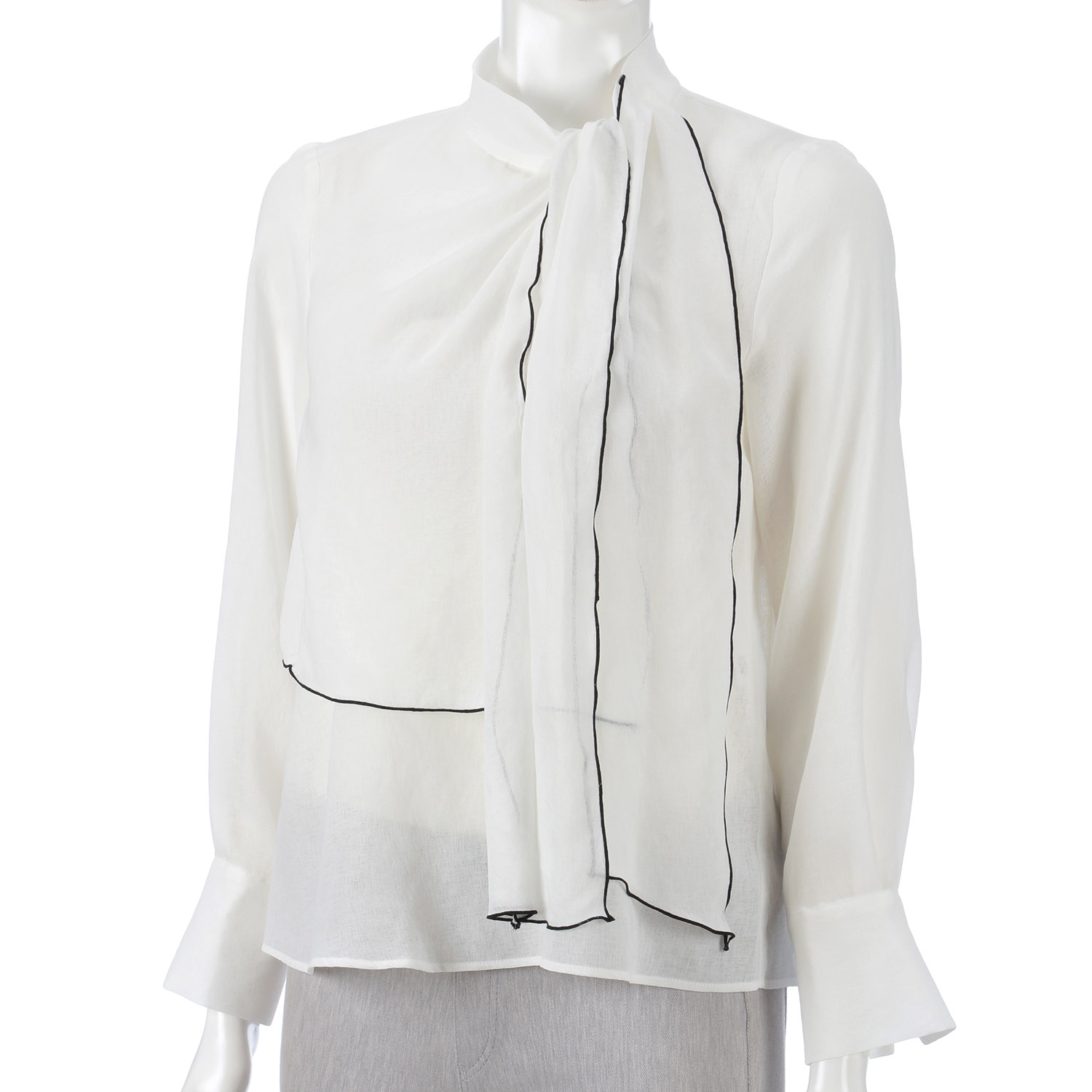 KOKIA 配色メローボウタイブラウス - 画像3