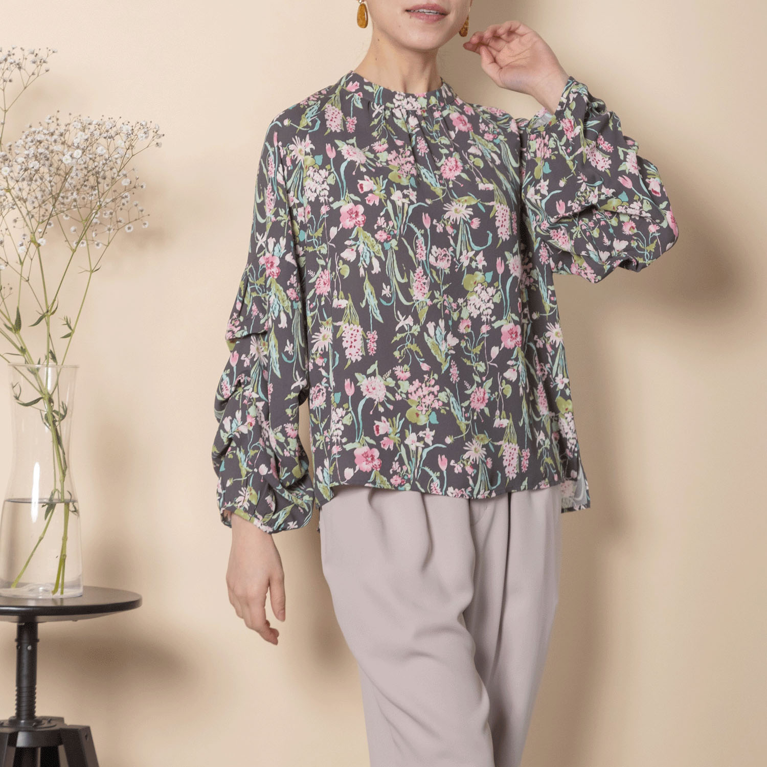 グラン山貴 プリントブラウス - 画像2