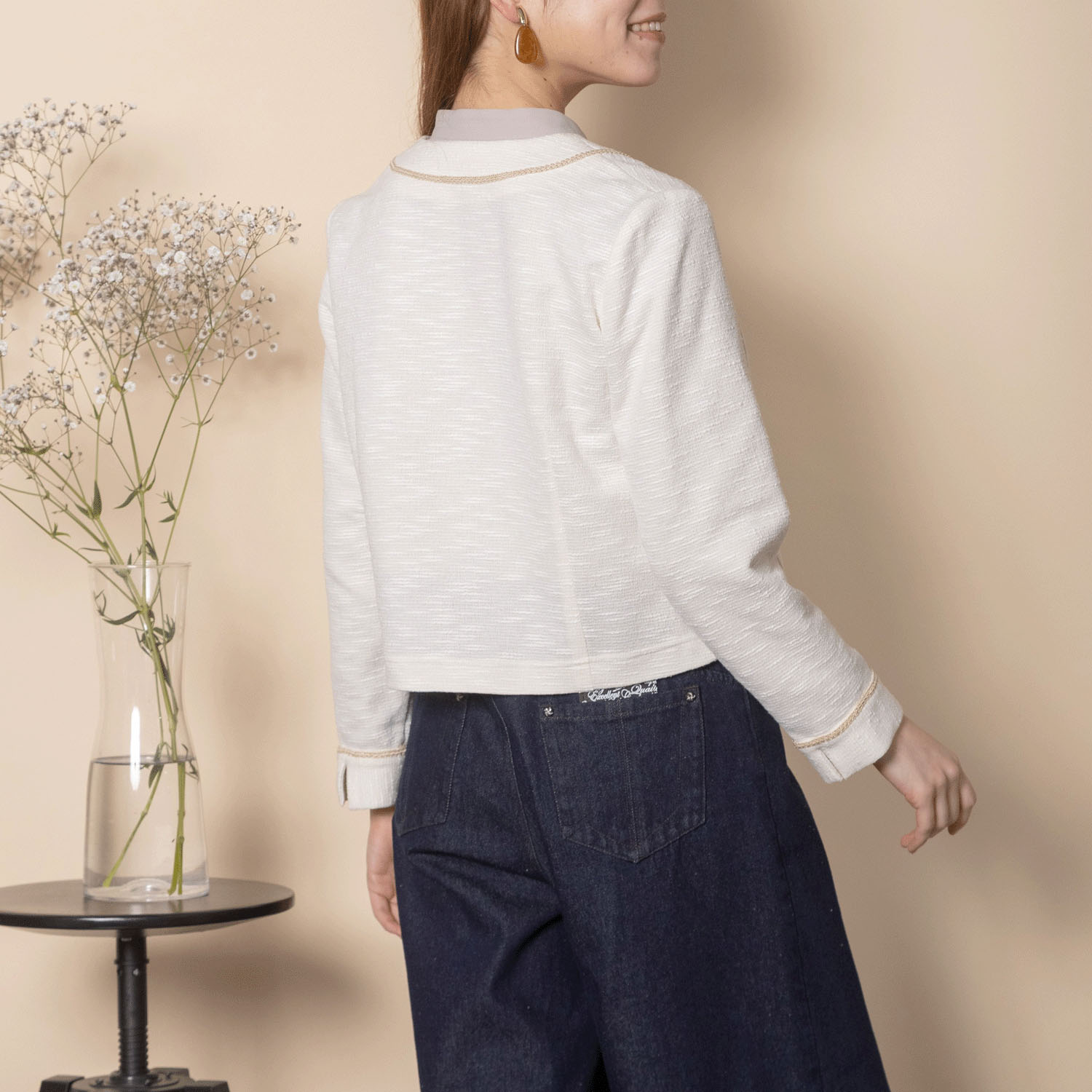 グラン山貴 ツイードライクジャケット - 画像3