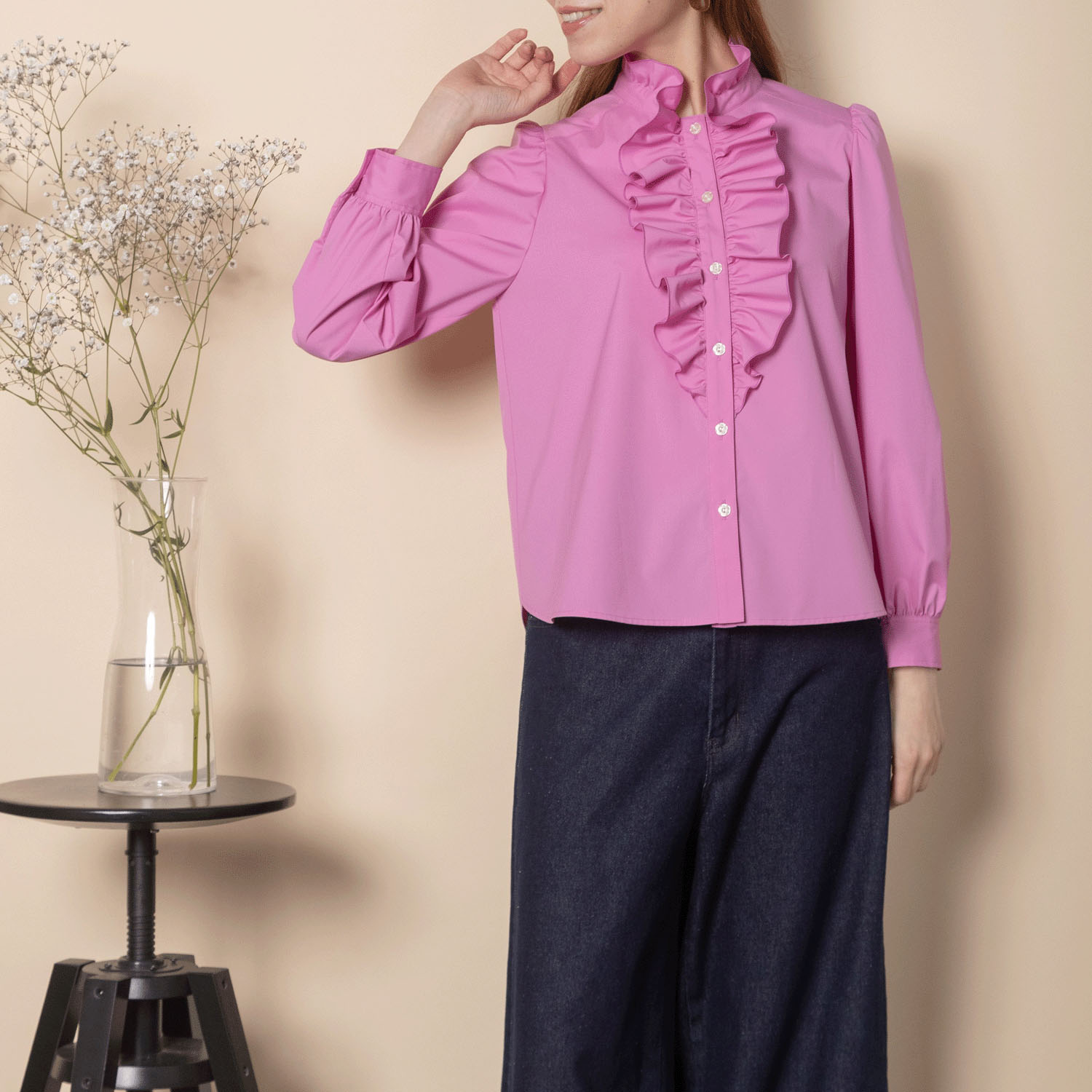 グラン山貴 フリルブラウス - 画像8