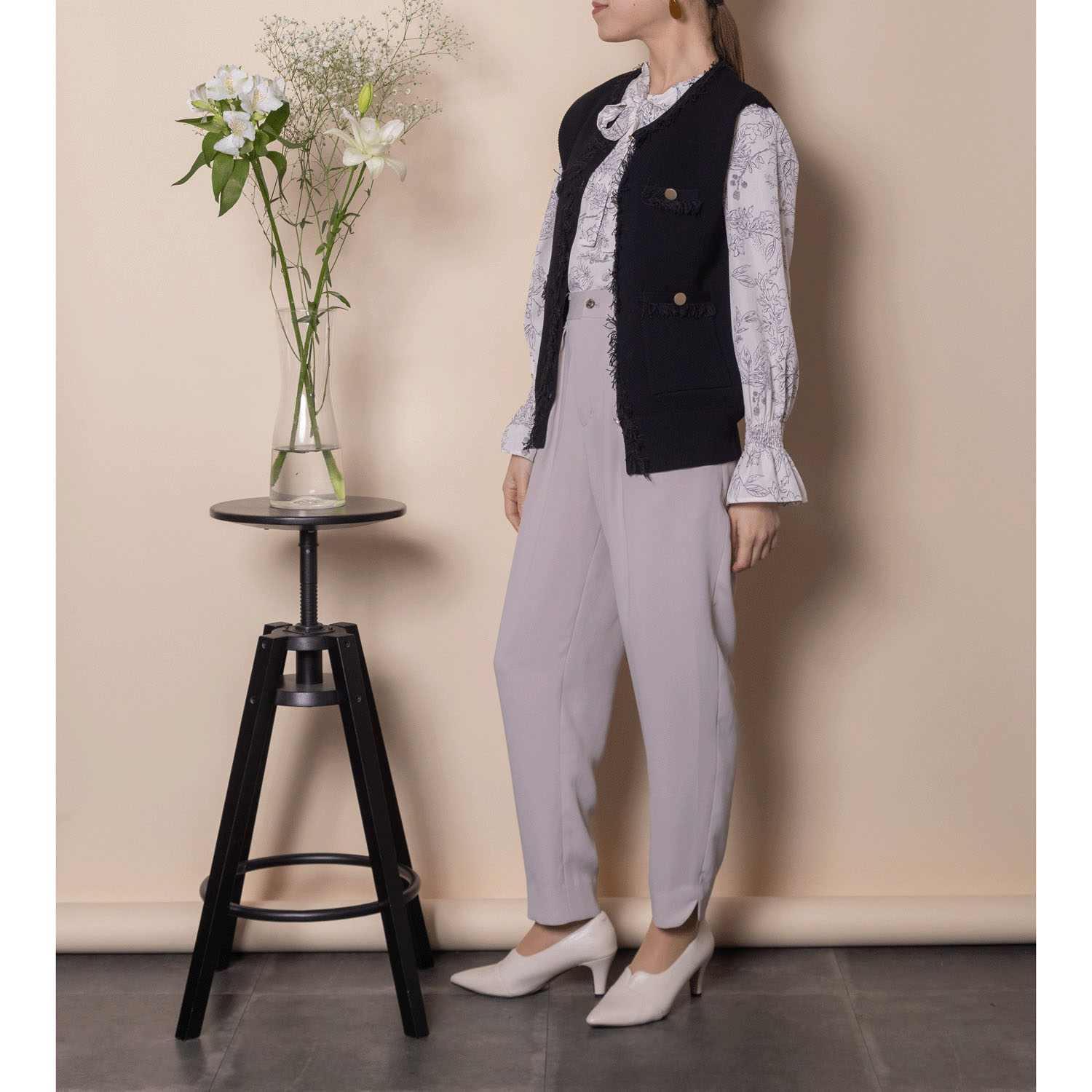 グラン山貴 ニットジレ - 画像5