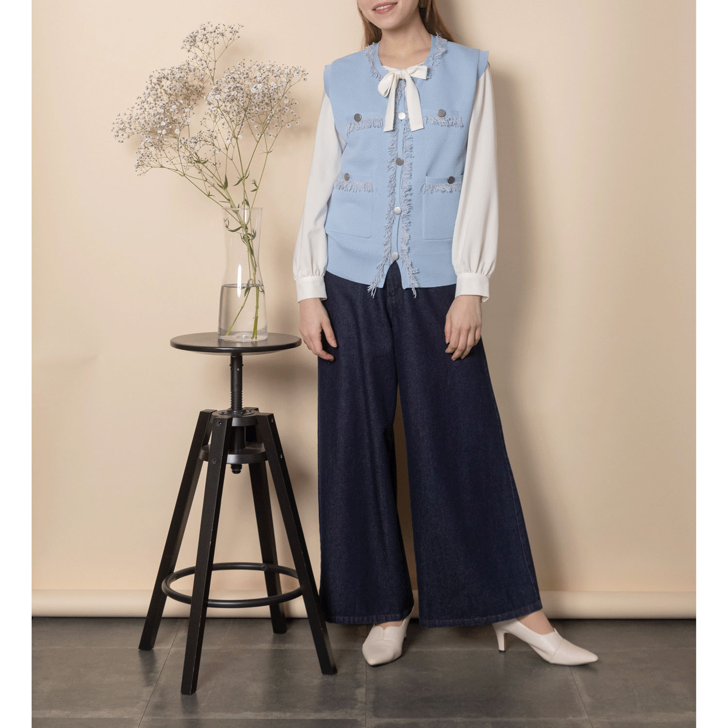 グラン山貴 ニットジレ - 画像8