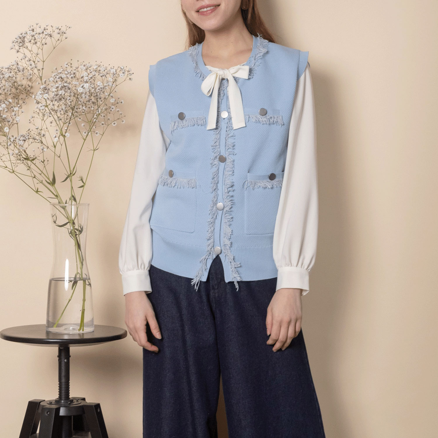 グラン山貴 ニットジレ