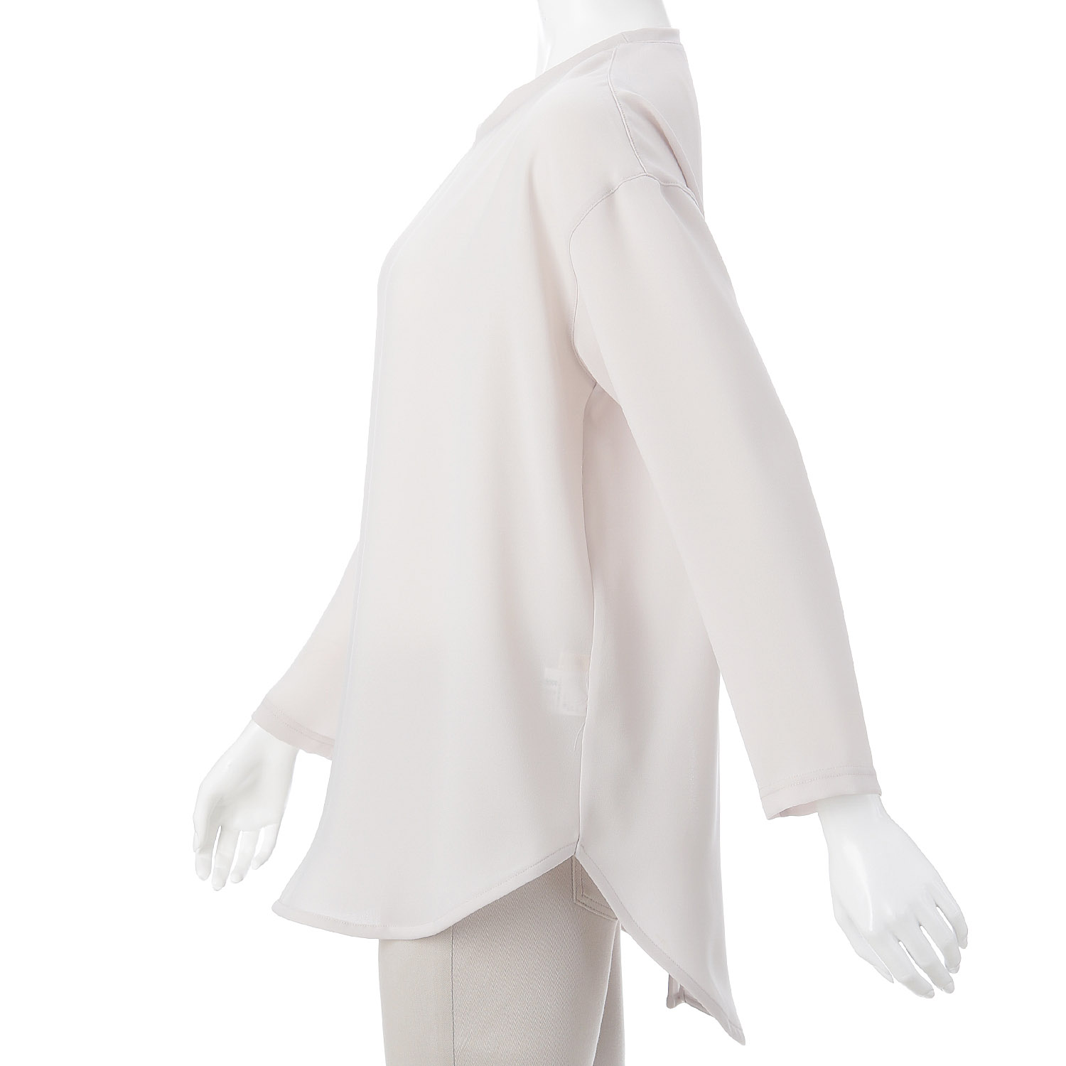 M－station ストレッチポリエステルプルオーバー - 画像4