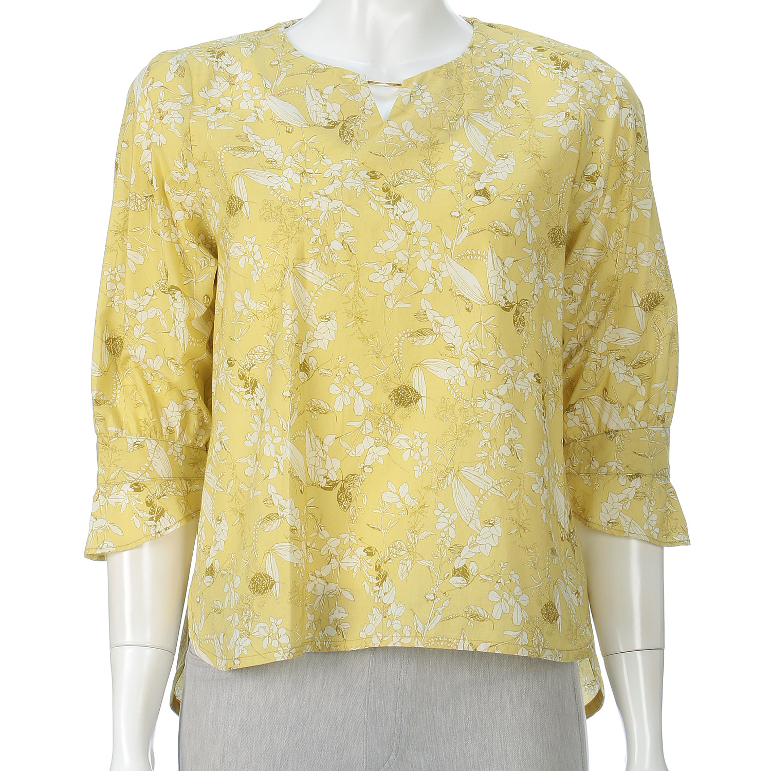 M－station 花柄金具付きブラウス - 画像3