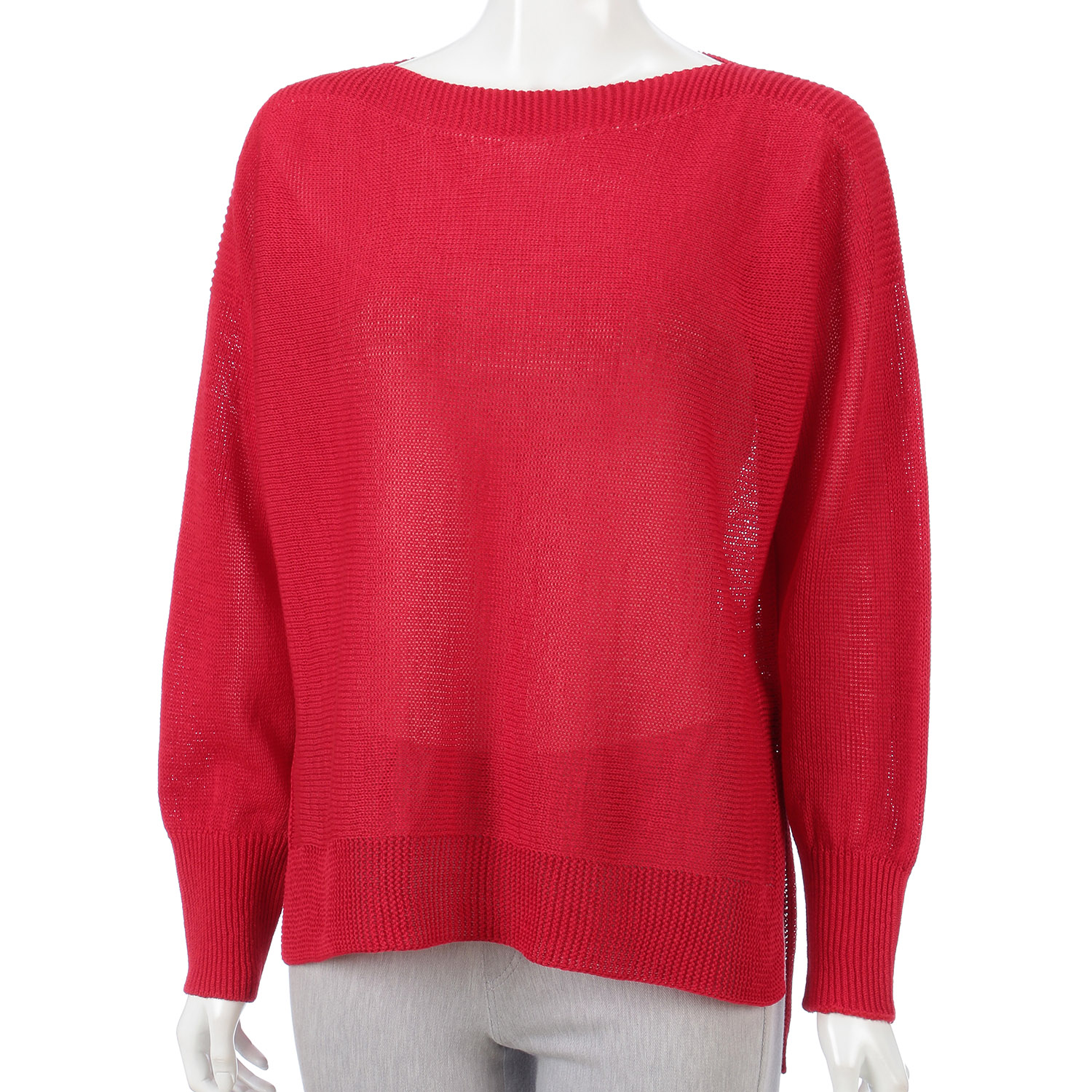 M－station ミドルゲージニットチュニック - 画像1