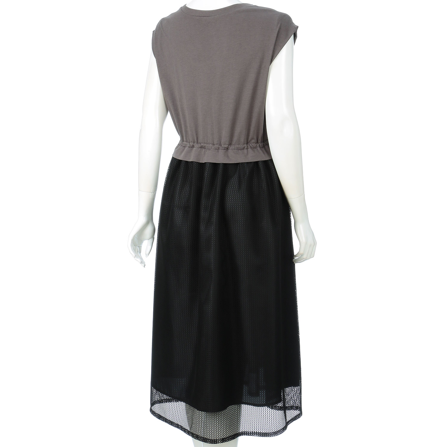 M－station 異素材ミックスワンピース - 画像3