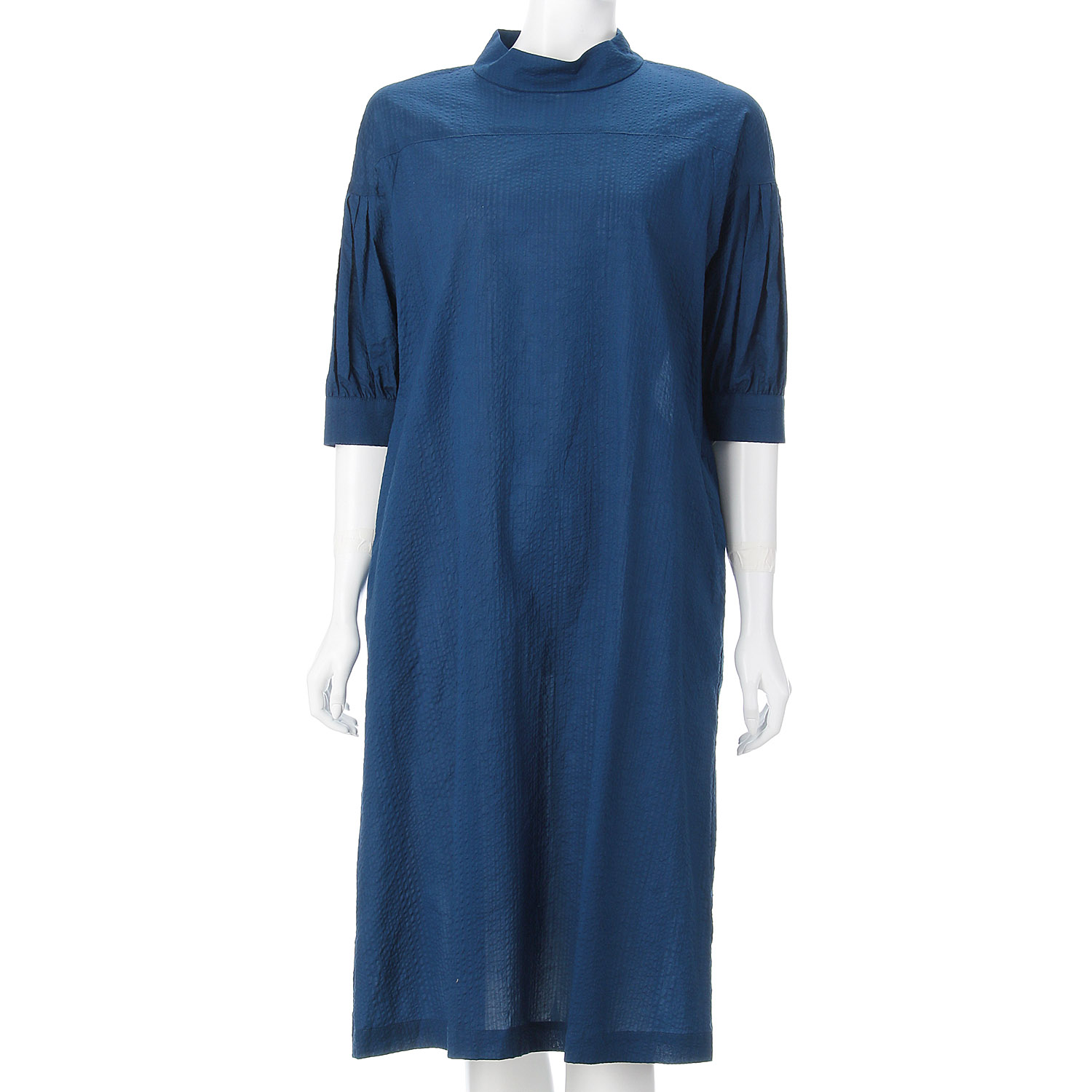 M－station サッカー地5分袖ワンピース - 画像1