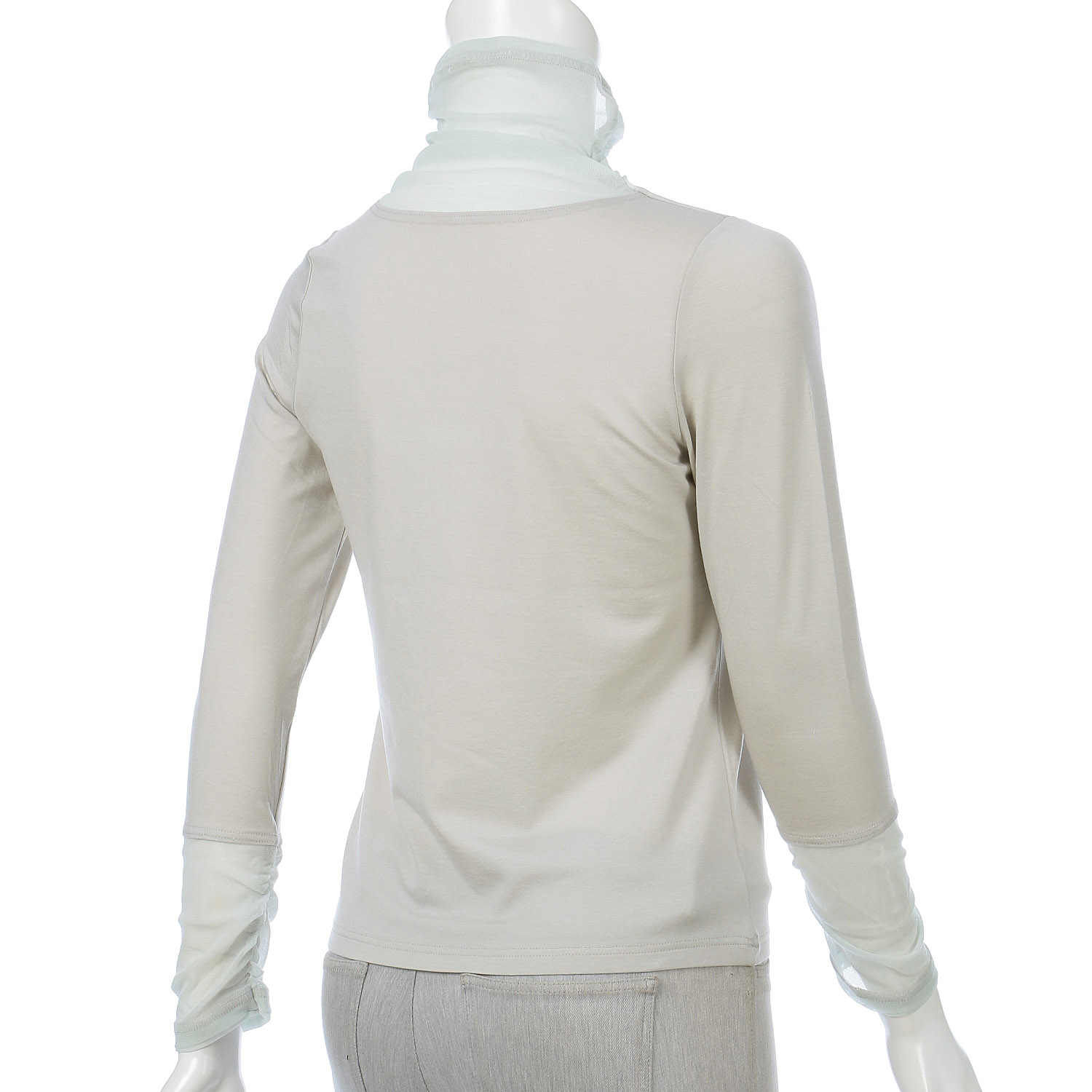 M－station チュール使いハイネックカットソー - 画像4