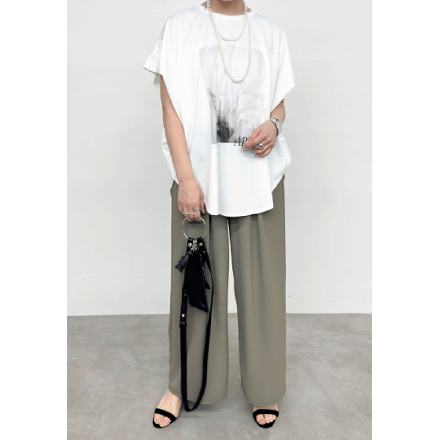 NUS タックスリーブフォトTシャツ - 画像5