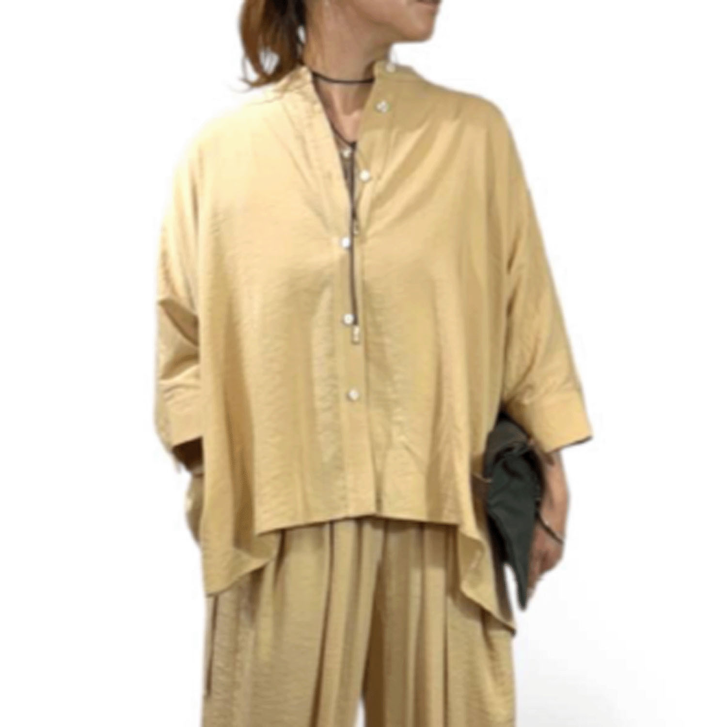 QTUME ポンチョシャツ