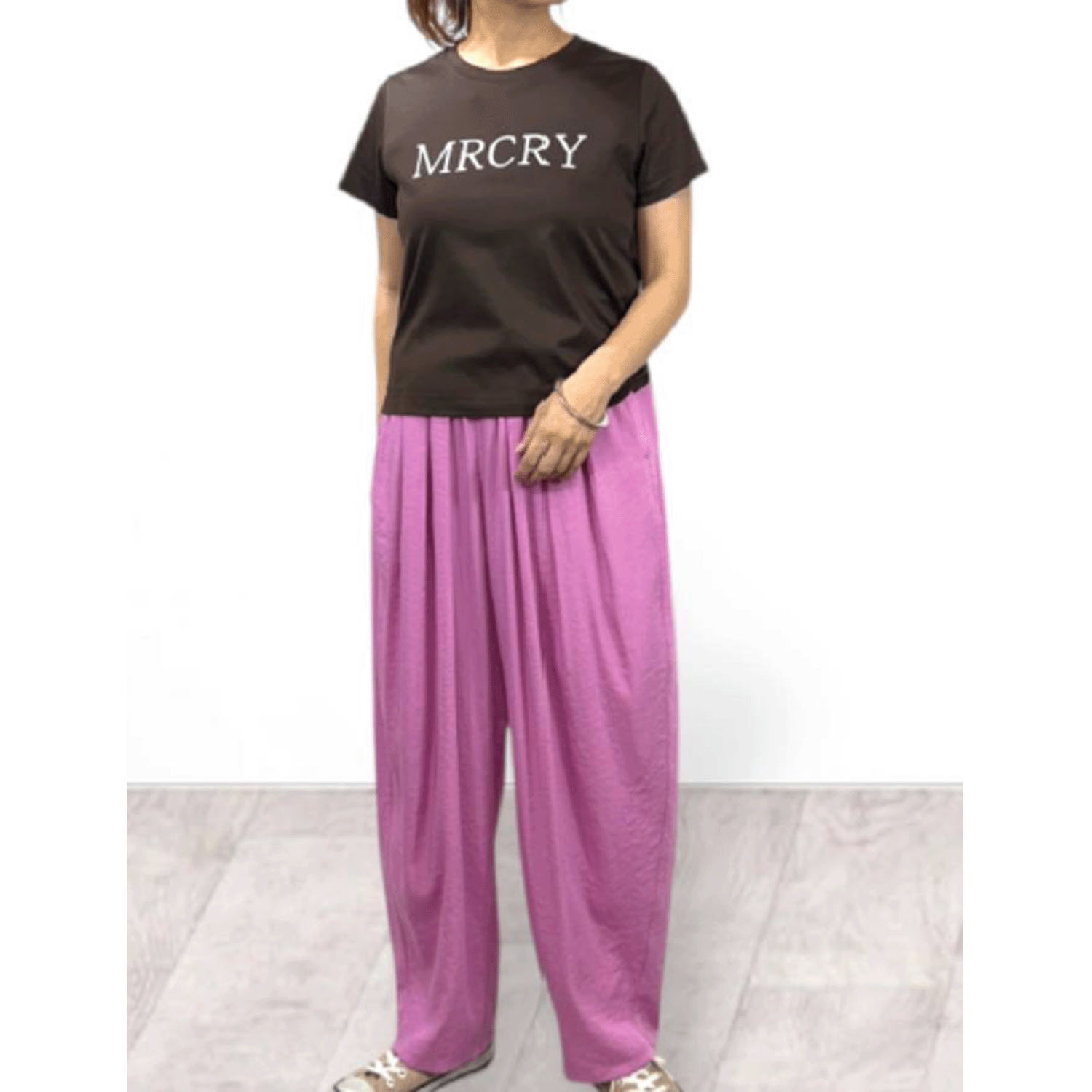 QTUME タックコクーンイージーパンツ - 画像10