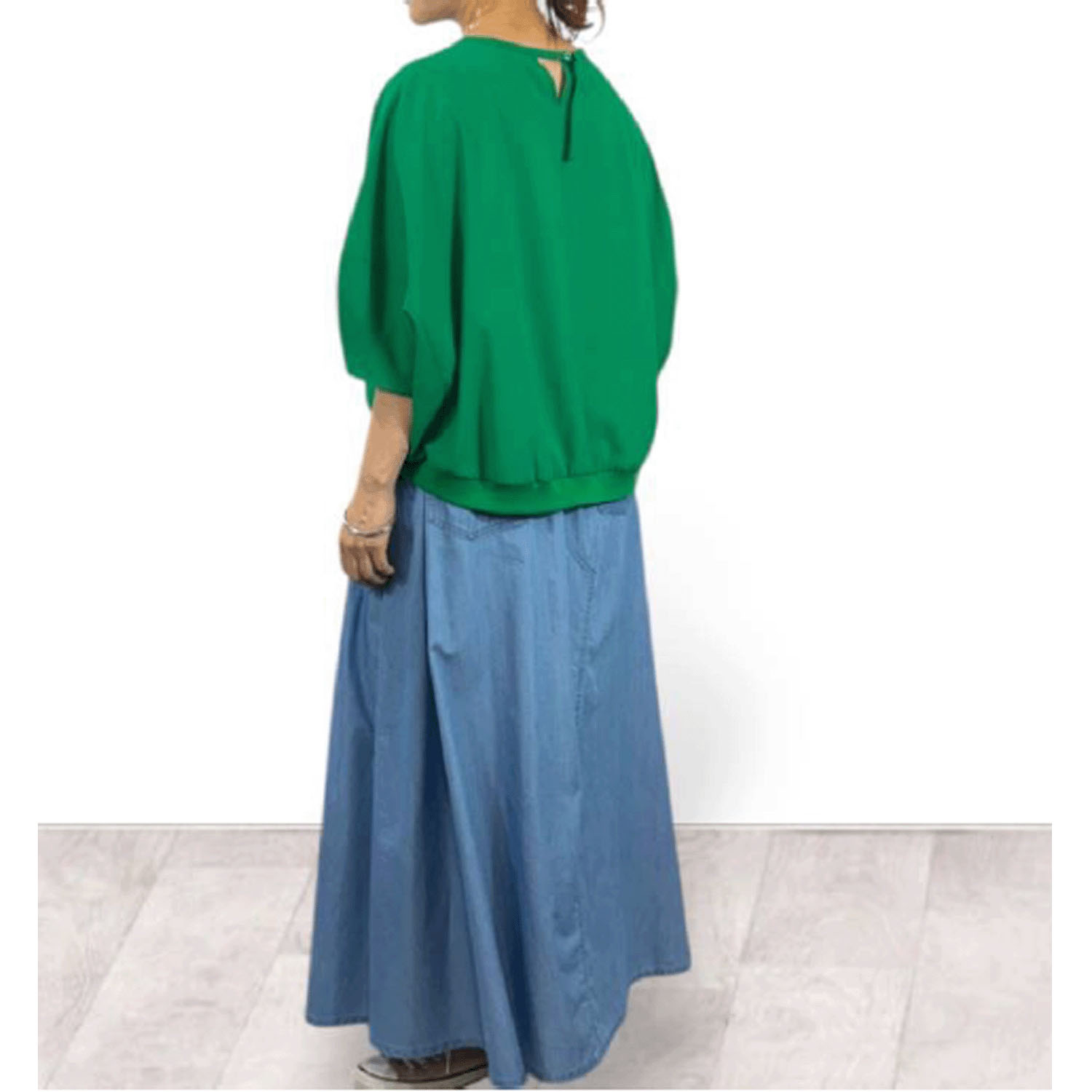 QTUME AIRUNOエアルノ dry crape フォルムTシャツ - 画像10