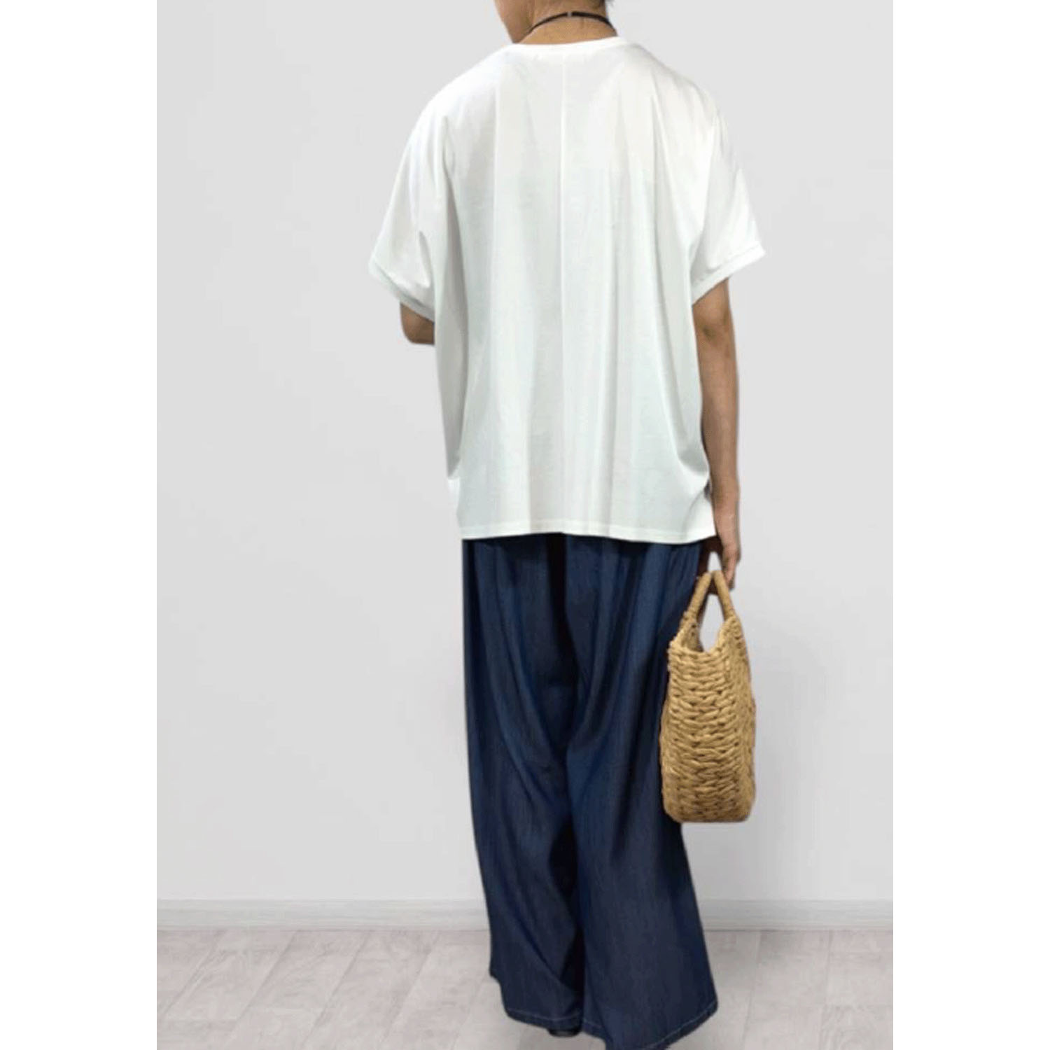 QTUME ワイドシルエットラフTシャツ - 画像4