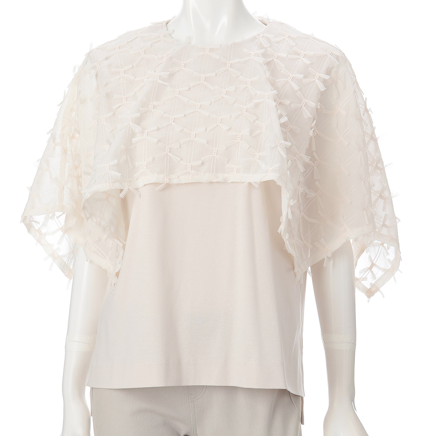 KOKIA リボン刺繍ケープカットソー - 画像6