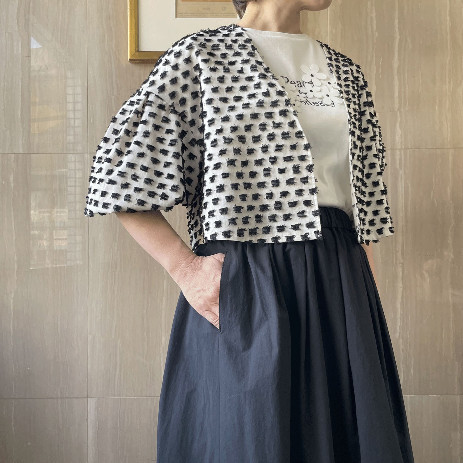 NOUQUE フサフサ刺繍ジャケット - 画像6