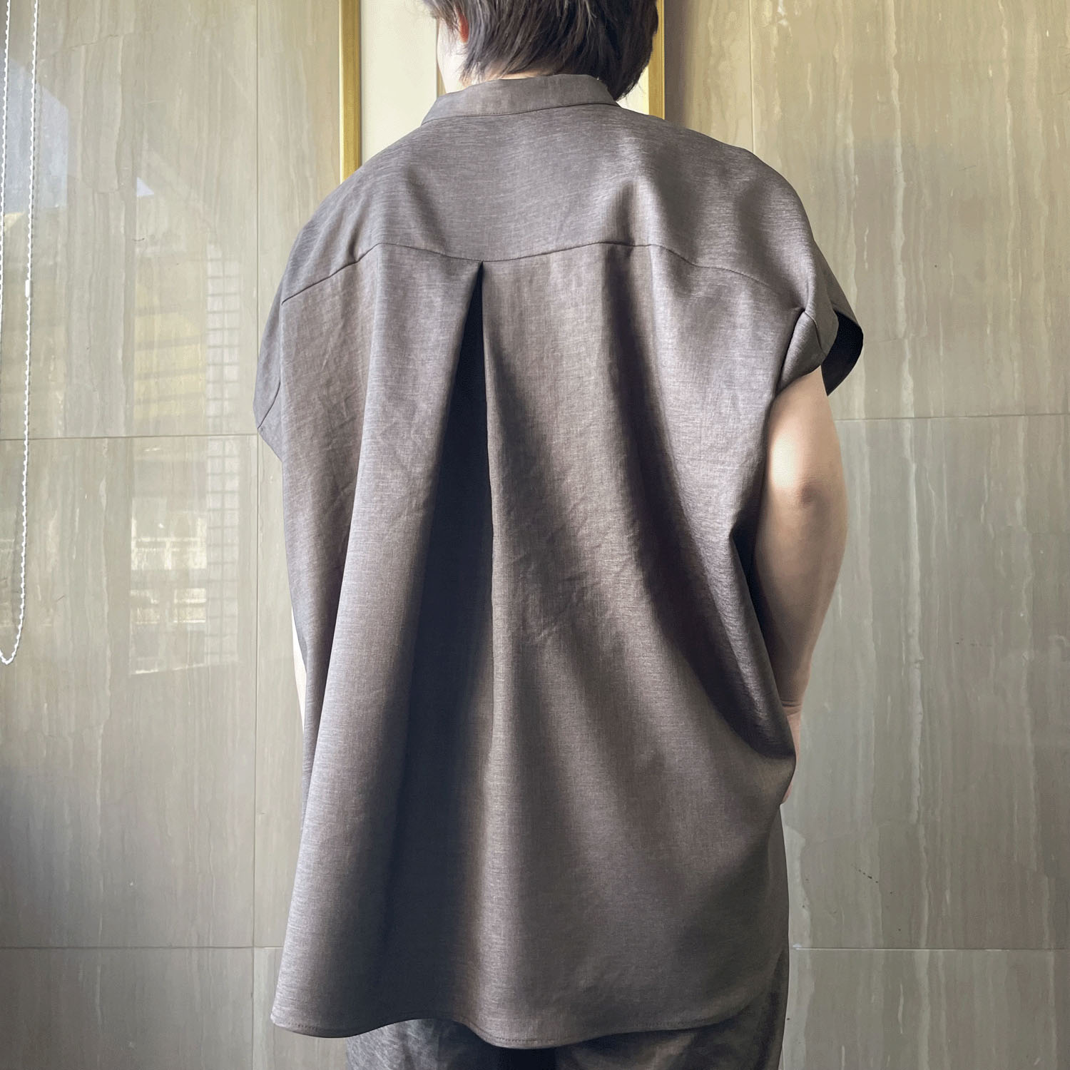 KOKIA 麻調ツイルヴィンテージプルオーバー - 画像3