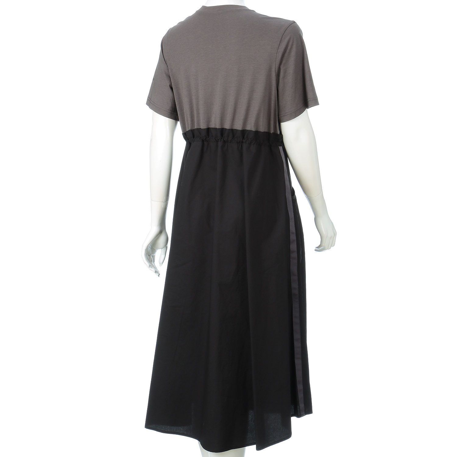 M－station 異素材切り替えワンピース - 画像3