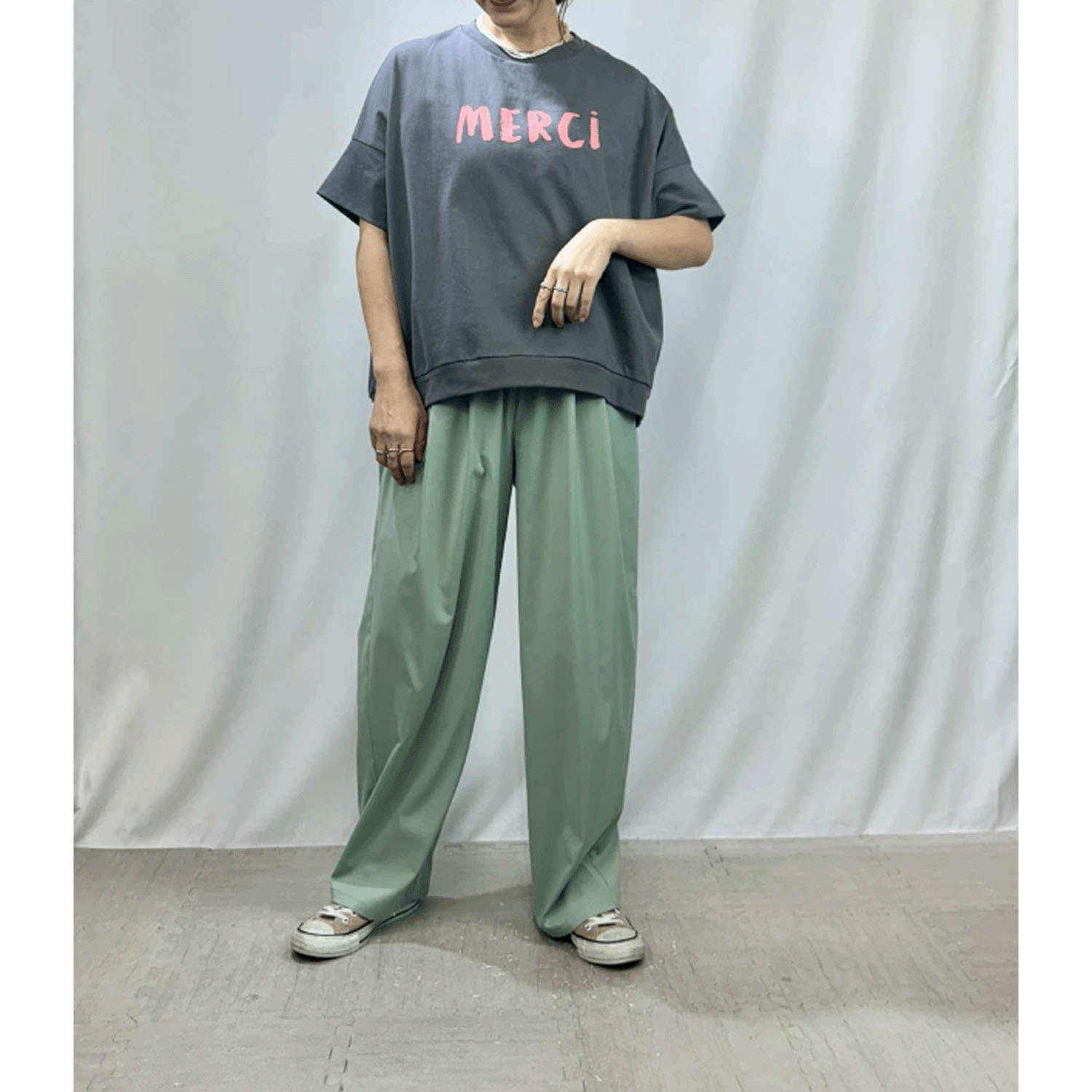 QTUME MERCI－Tシャツ - 画像4