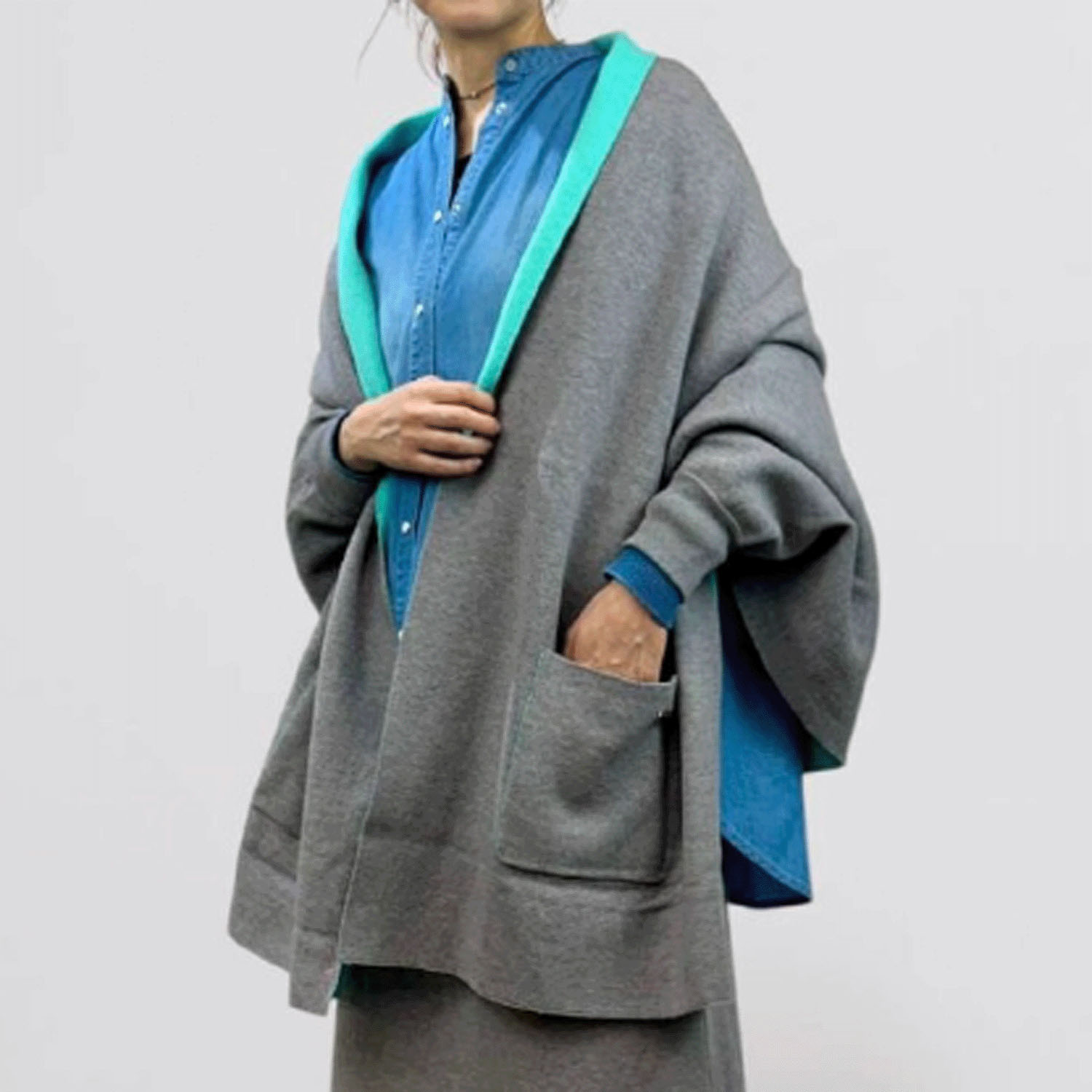 【InstaLive】QTUME 2WAYショールカーデ - 画像2