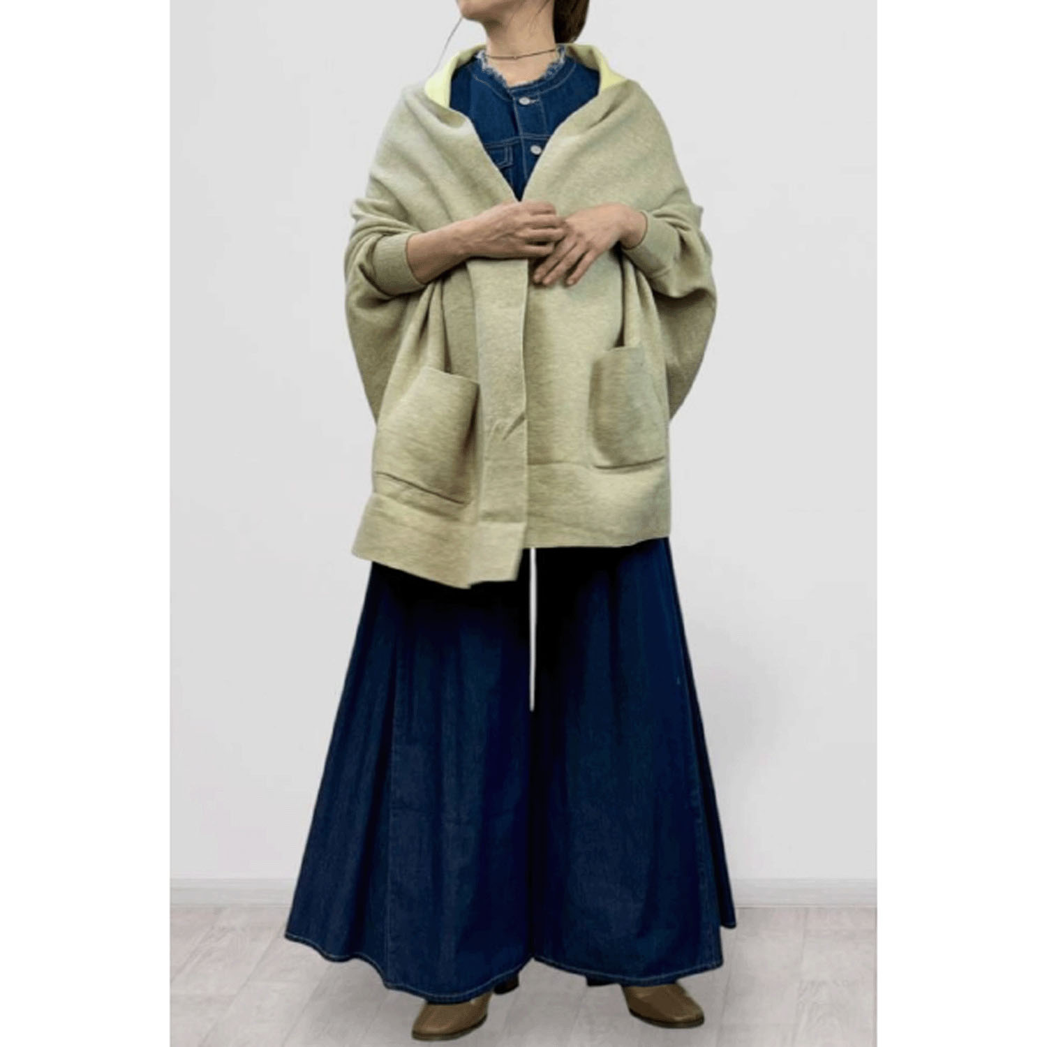 【InstaLive】QTUME 2WAYショールカーデ - 画像9