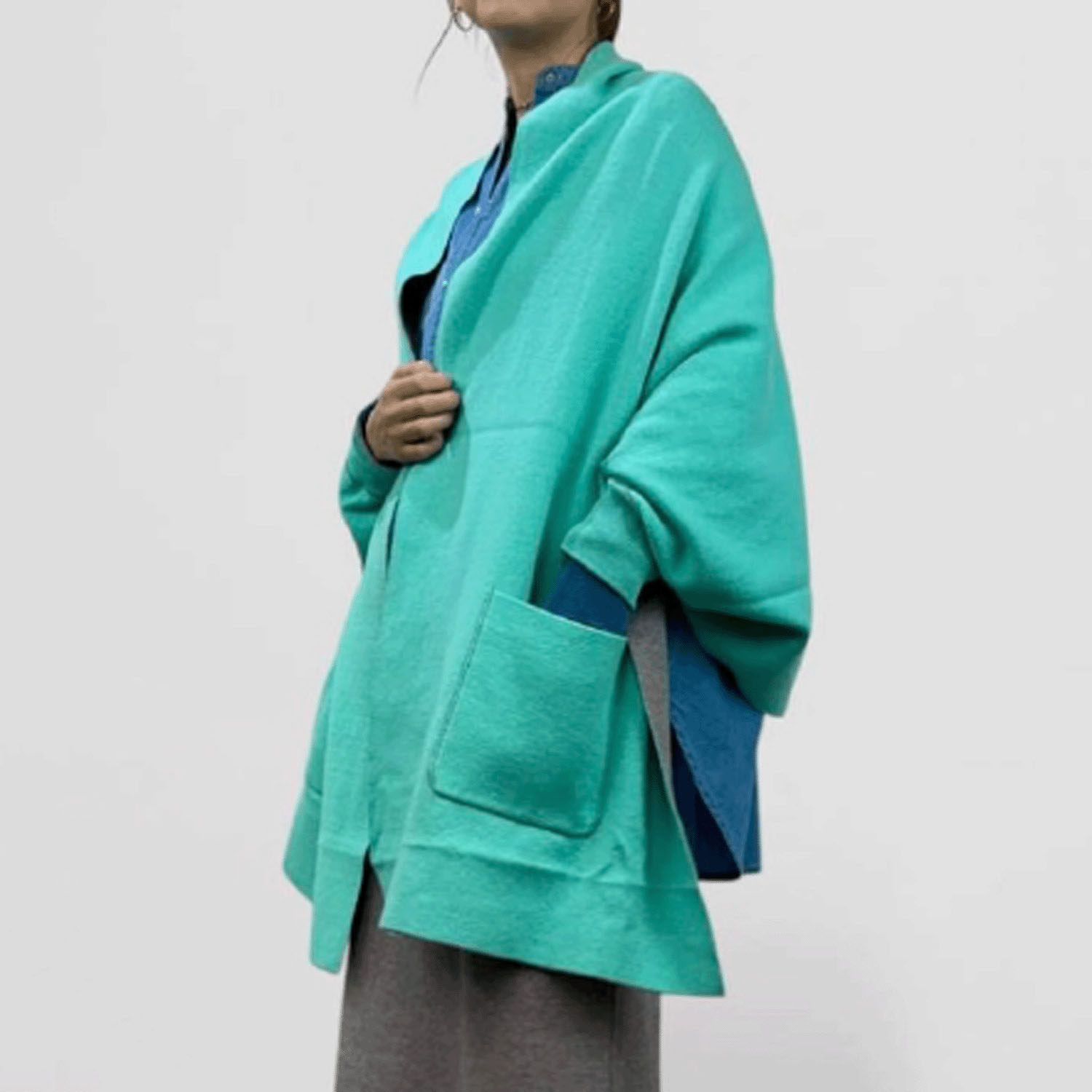 【InstaLive】QTUME 2WAYショールカーデ - 画像1